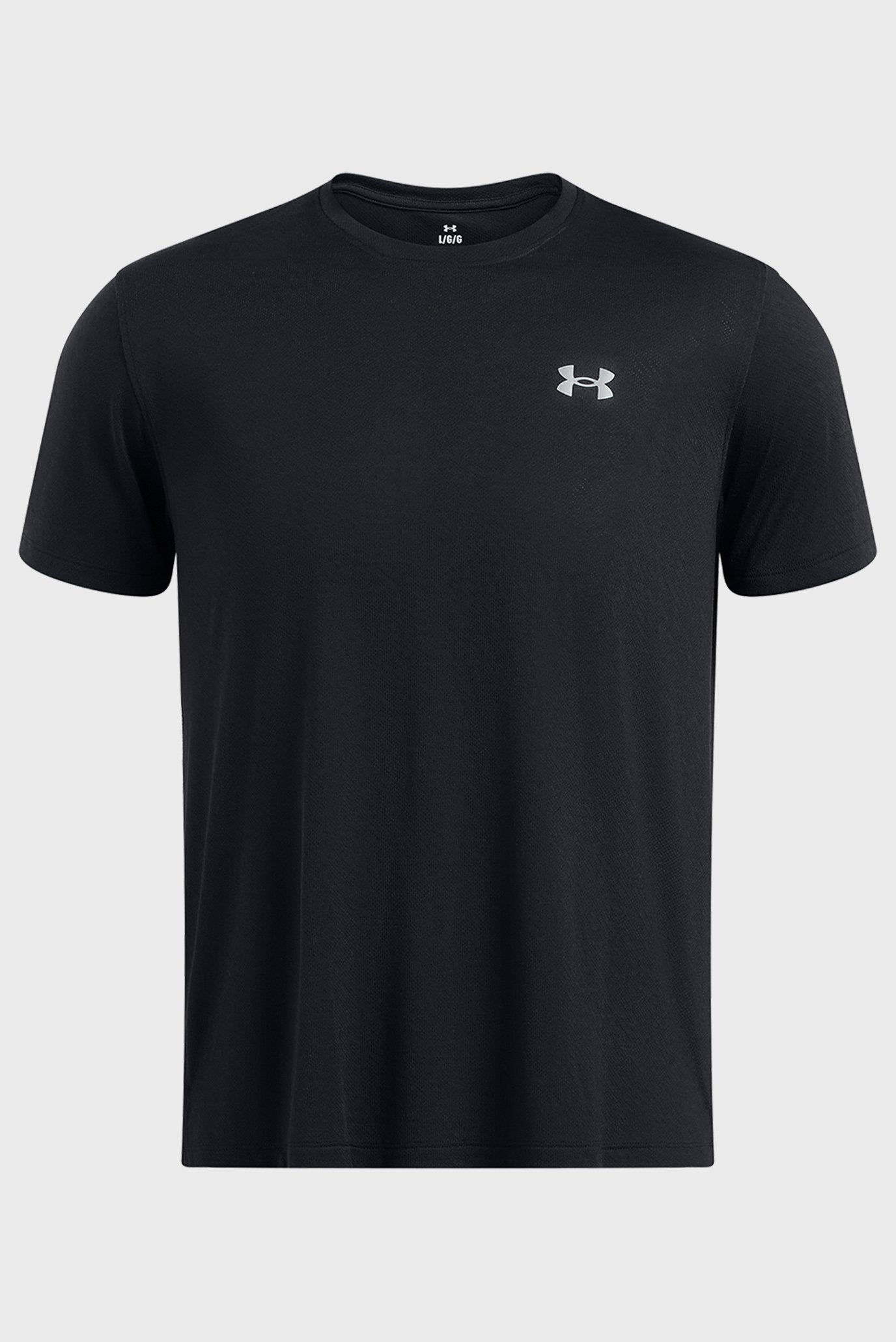 Мужская черная футболка UA LAUNCH CAMO SHORTSLEEVE 3