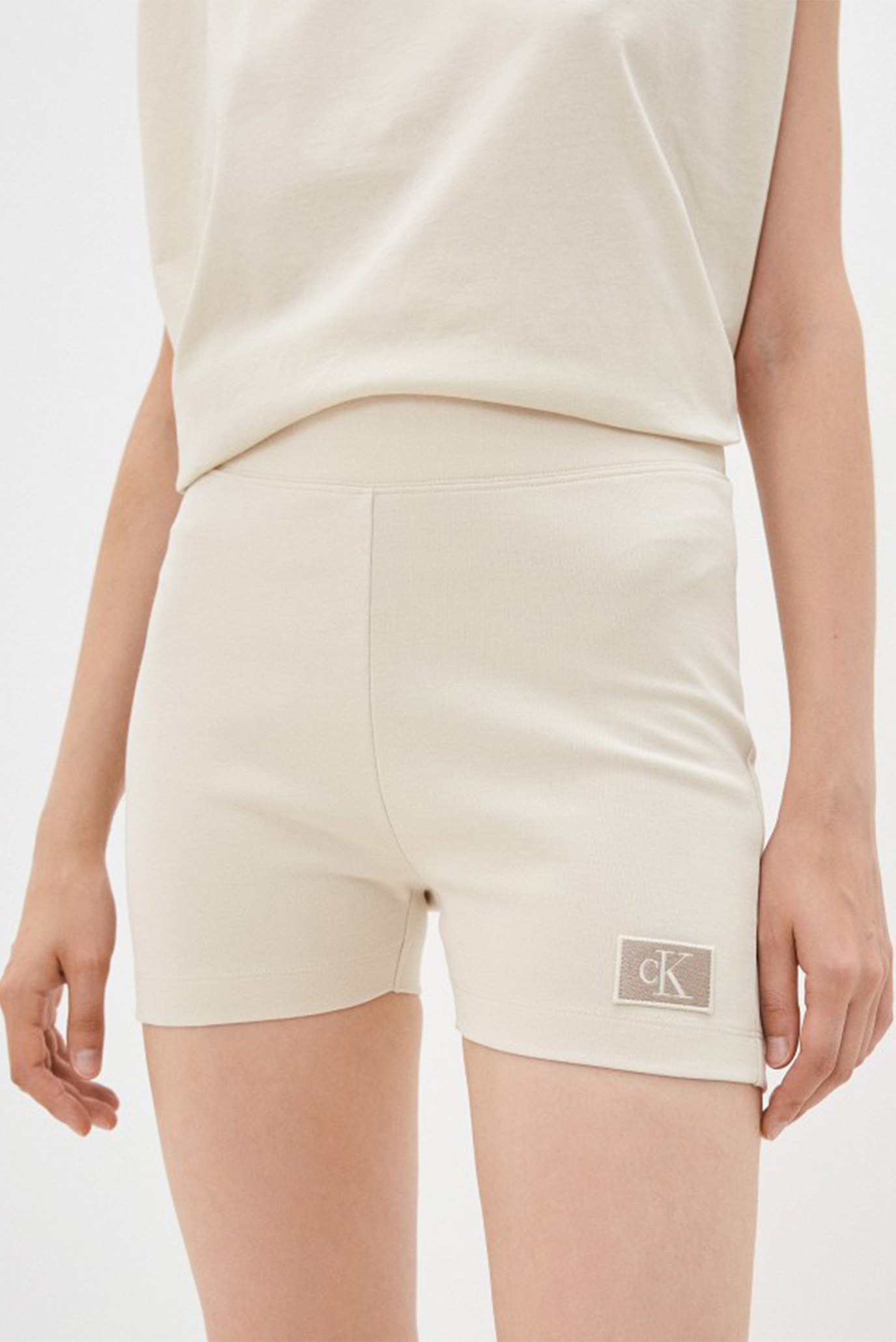 Женские бежевые шорты MILANO CROPPED CYCLING SHORT 5