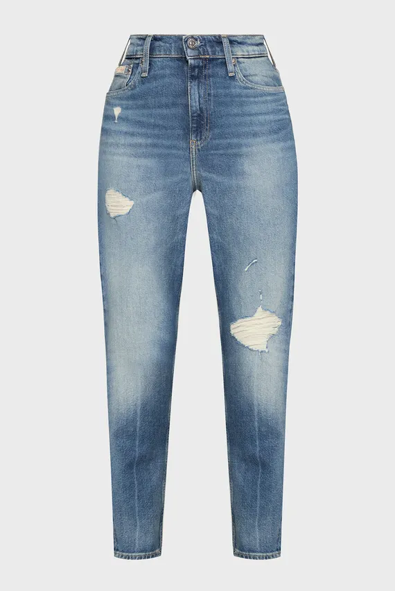 Женские синие джинсы MOM JEAN Calvin Klein Jeans