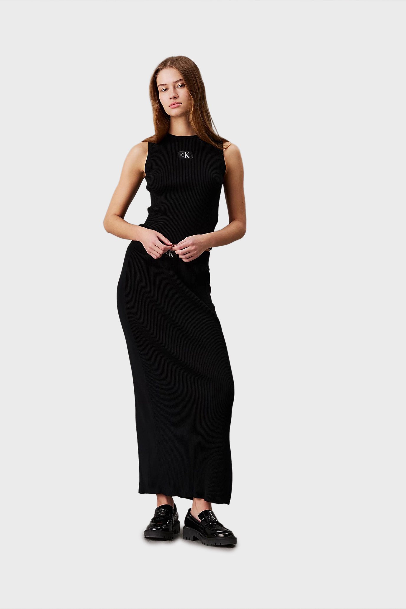 Женская черная юбка WOVEN LABELCalvin Klein Jeans Женская черная юбка WOVEN LABEL 2