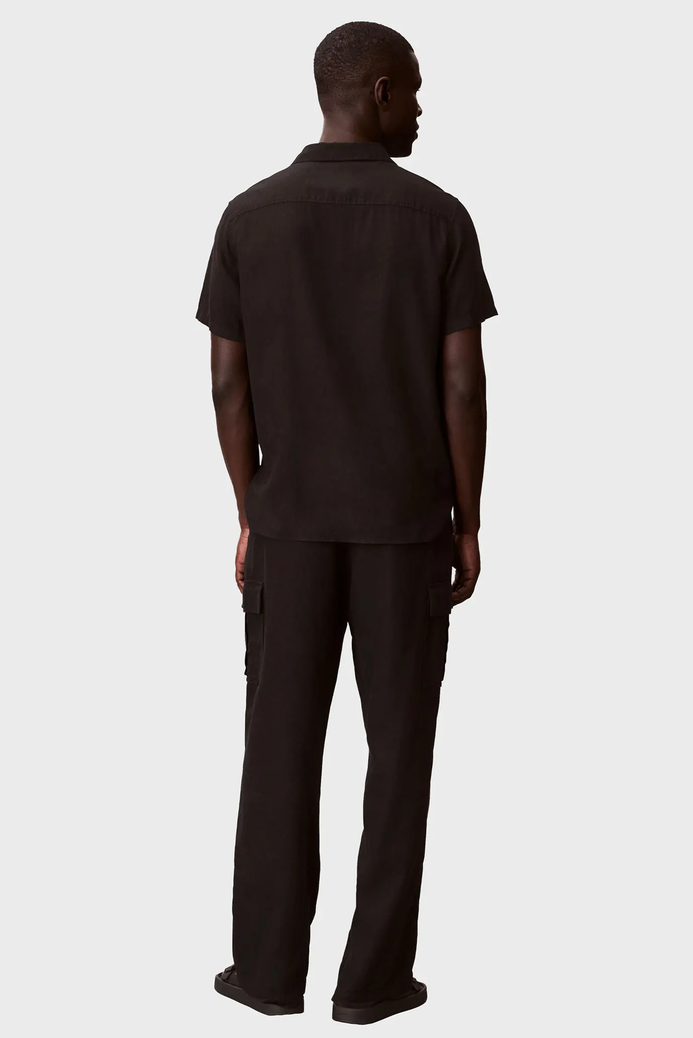 Штаны RELAXED STRAIGHT LINEN CARGO PAN 3