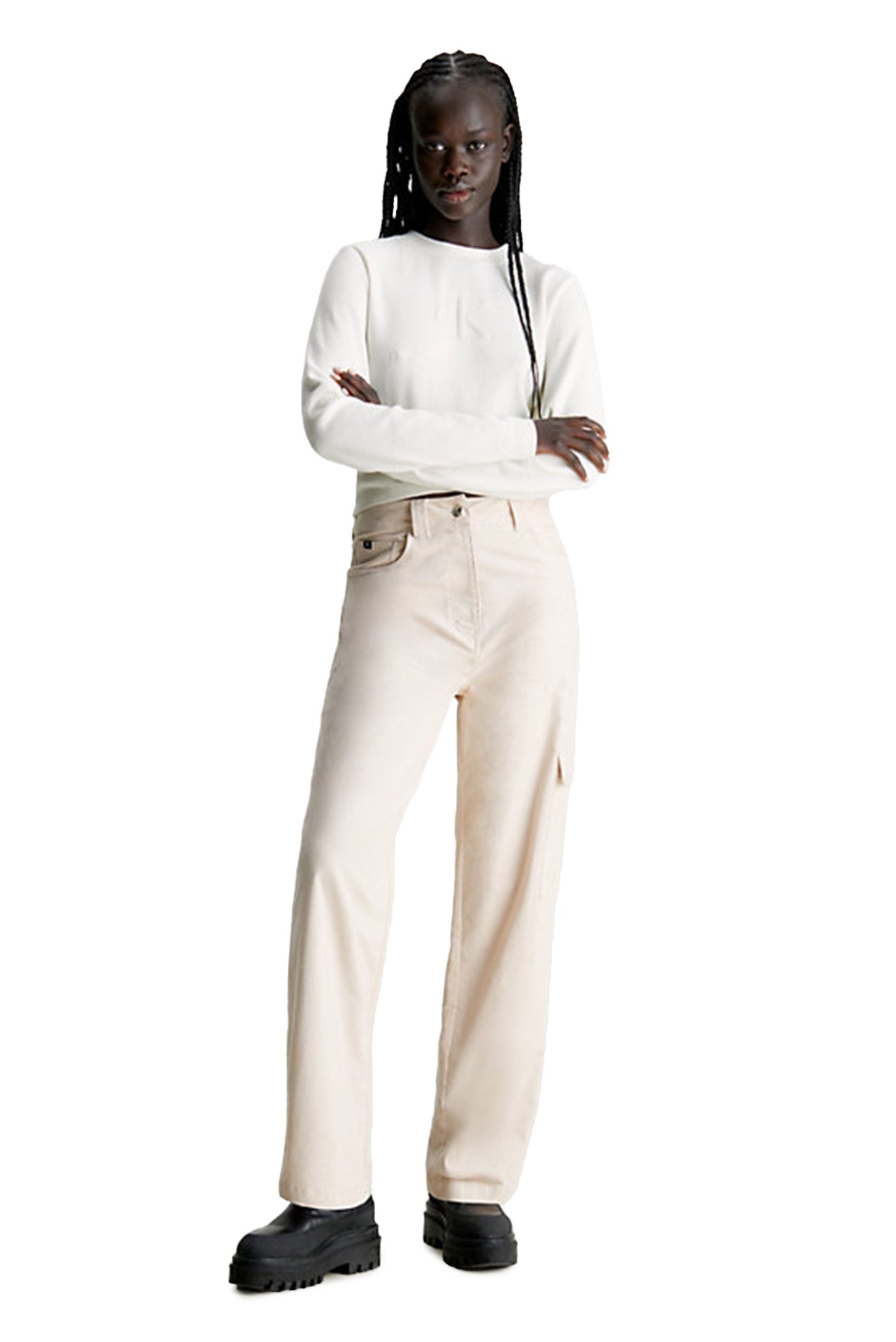 Штаны HIGH RISE CORDUROY PANT 4