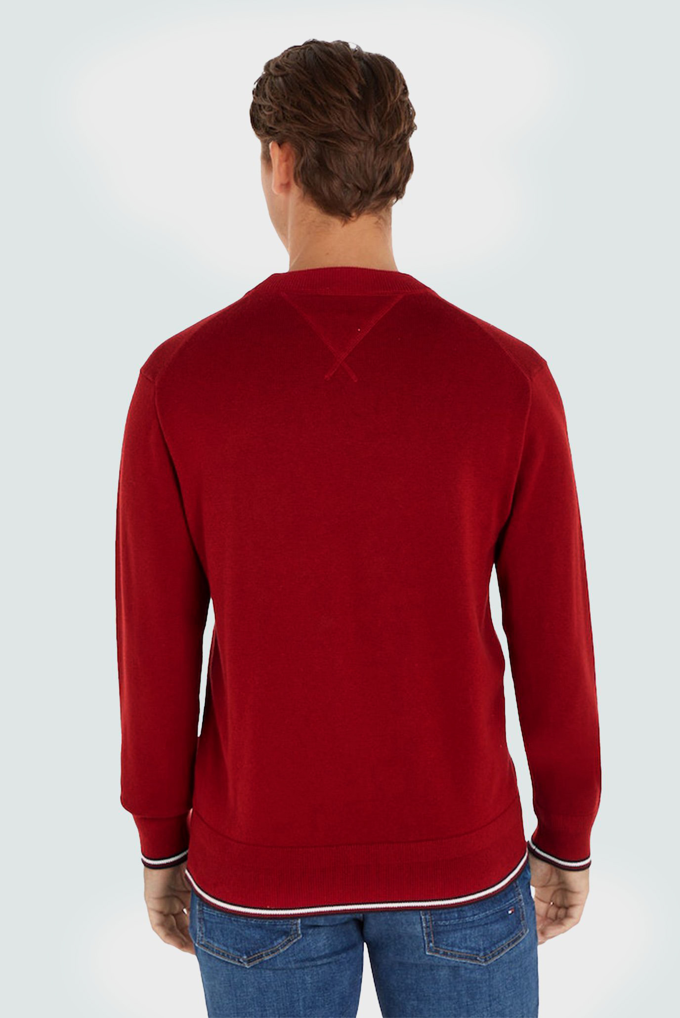 Мужской красный джемпер MONOTYPE GS TIPPED CREW NECK 6