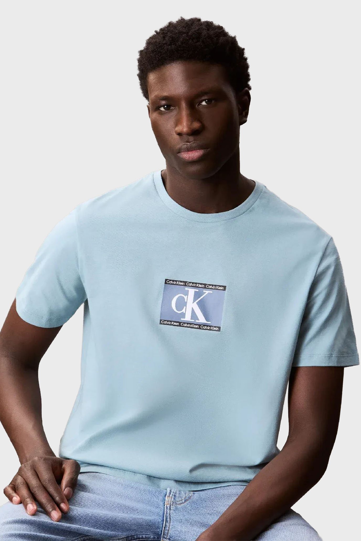 Футболка/SS 30s EU SP CK BOX TAPE GRAPHIC 1