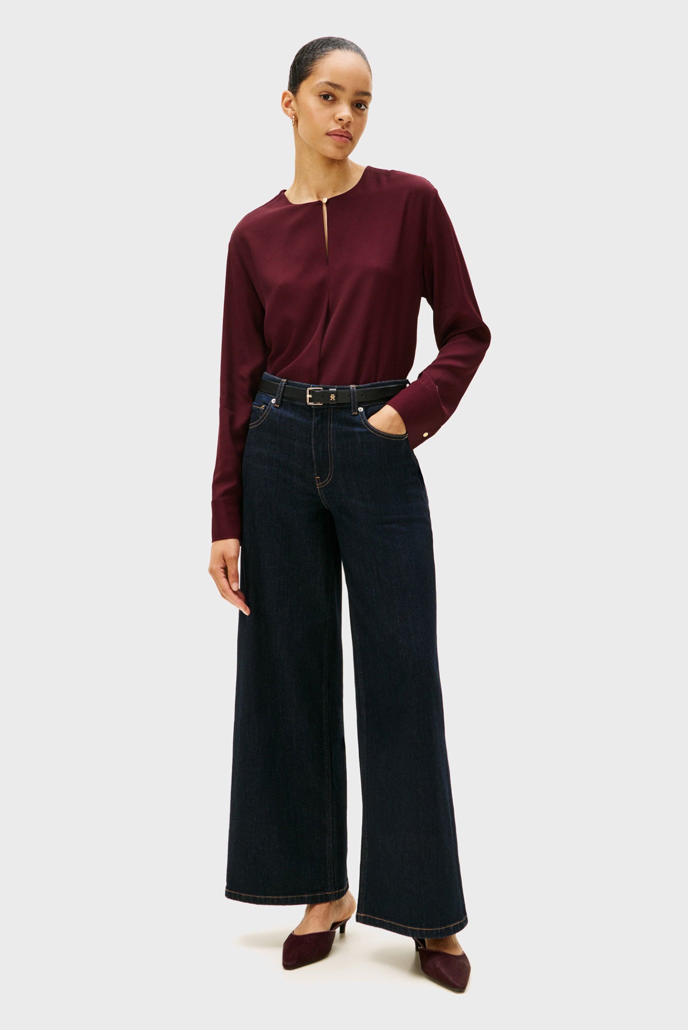 Блузка SOFT VIS LS RELAXED BLOUSE 2