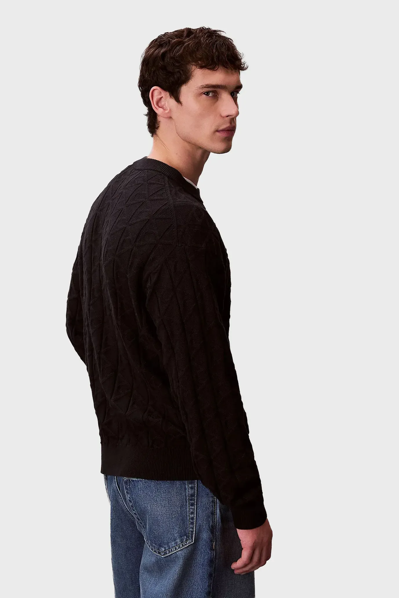 Свитер LS EASY AOP COTTON CREWNK SWEATE 3