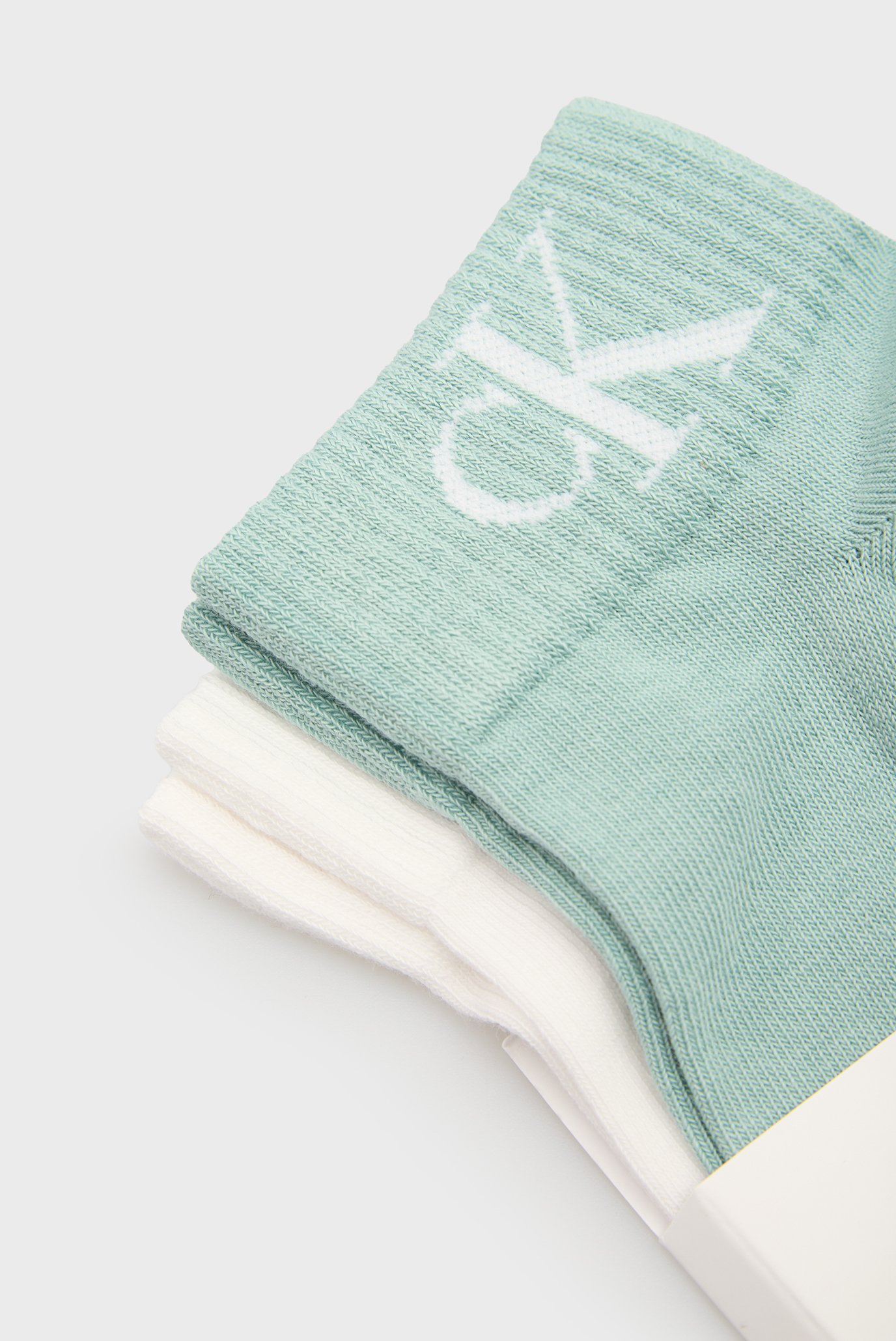 Носки CKJ WOMEN QUARTER 2P MONOGRAMCalvin Klein Jeans Носки CKJ WOMEN QUARTER 2P MONOGRAM 2