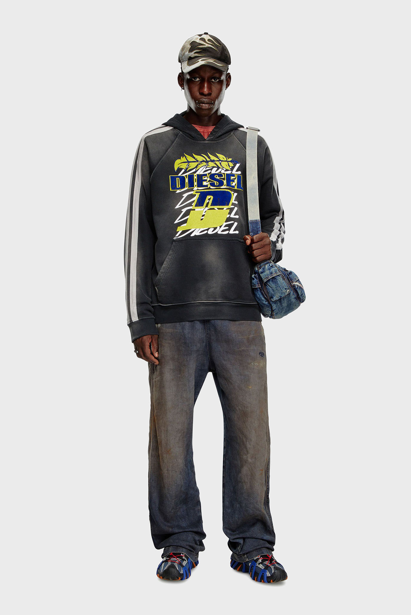 Худи S-ROXT-HOOD-STRIPE SWEAT-SHIRT 2