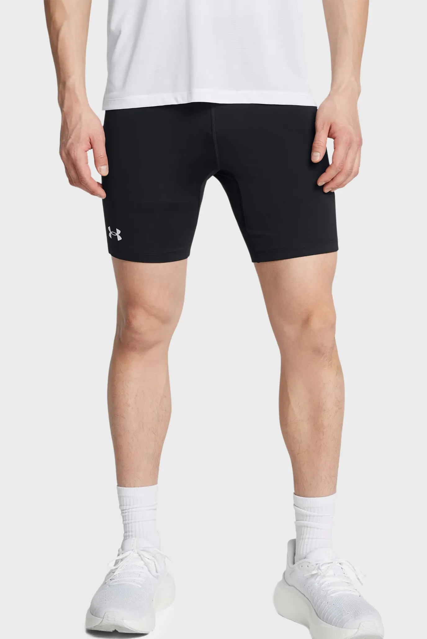 Легинсы UA LAUNCH HALF TIGHTS-BLK 1