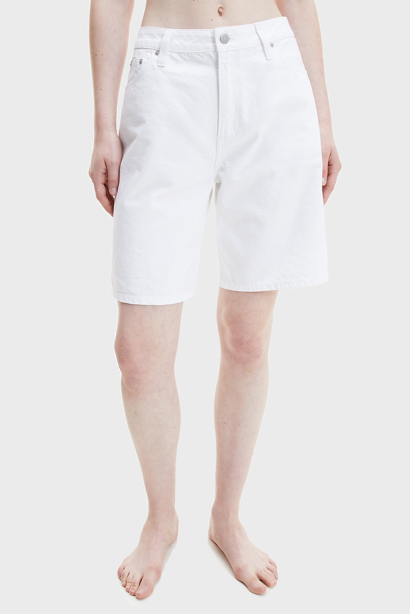 Женские светло-голубые джинсовые шорты 90s STRAIGHT 8