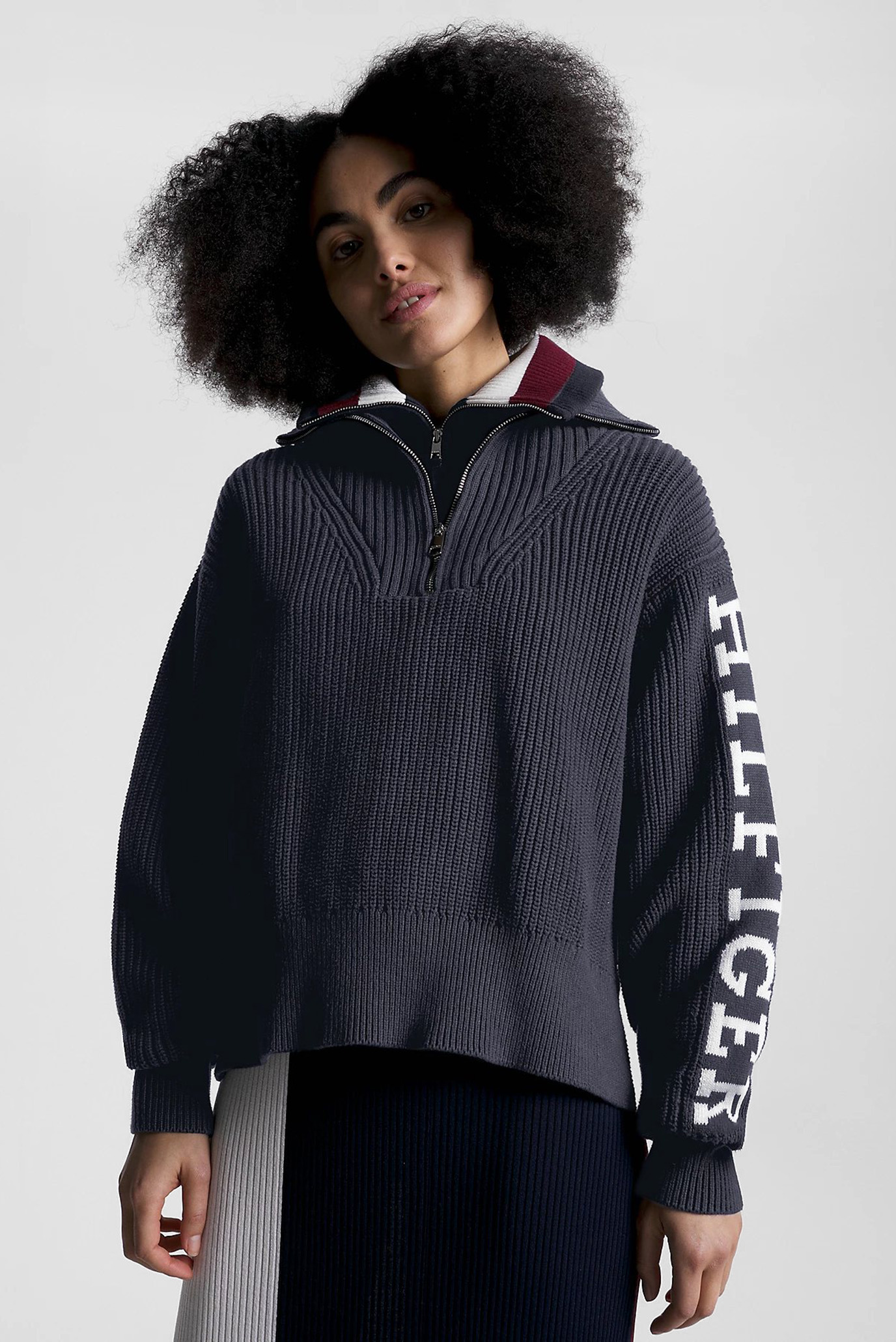 Свитер PLACED HILFIGER 1 2 ZIP SWEATER 1