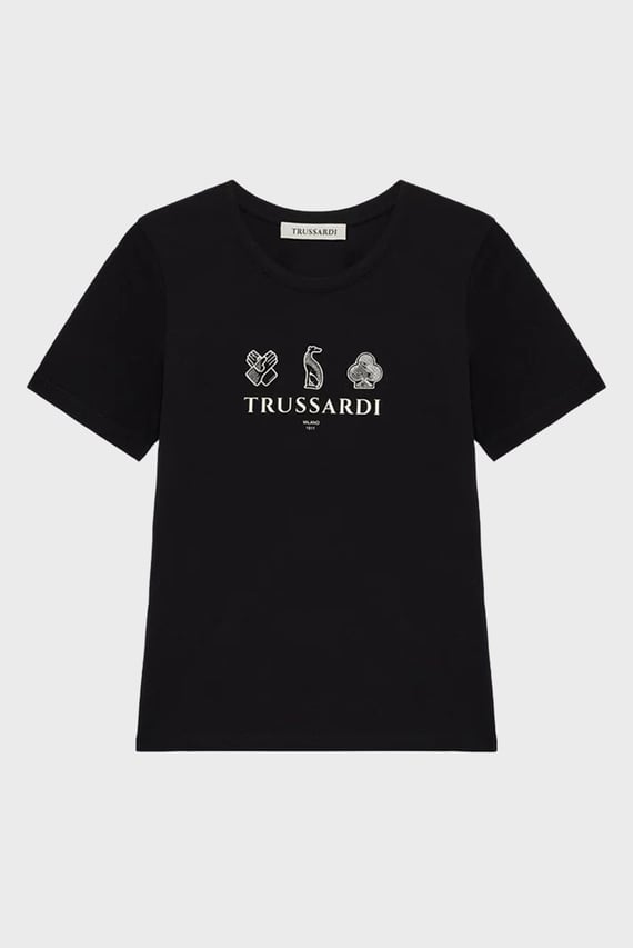 Футболка REGULAR FIT T-SHIRT - TRUSSARDI LEGACY PRINT+EMBROIDERY