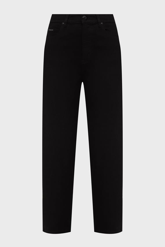 Женские черные джинсы HIGH RISE BARREL INFINITE BLACK