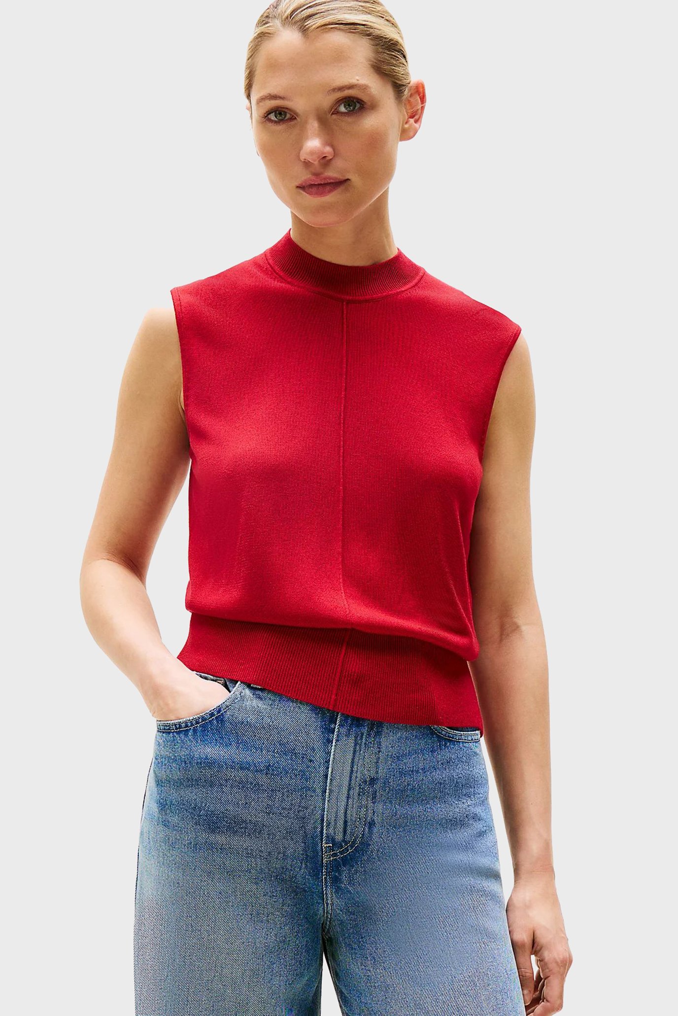 Топ/LYOCELL SILK MOCK SL SWT TOP 1