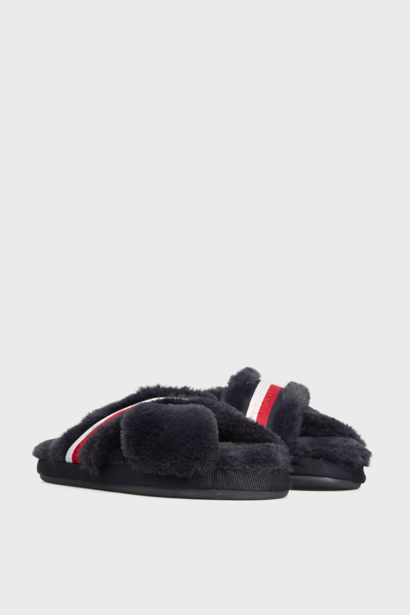 Женские темно-синие тапочки 2