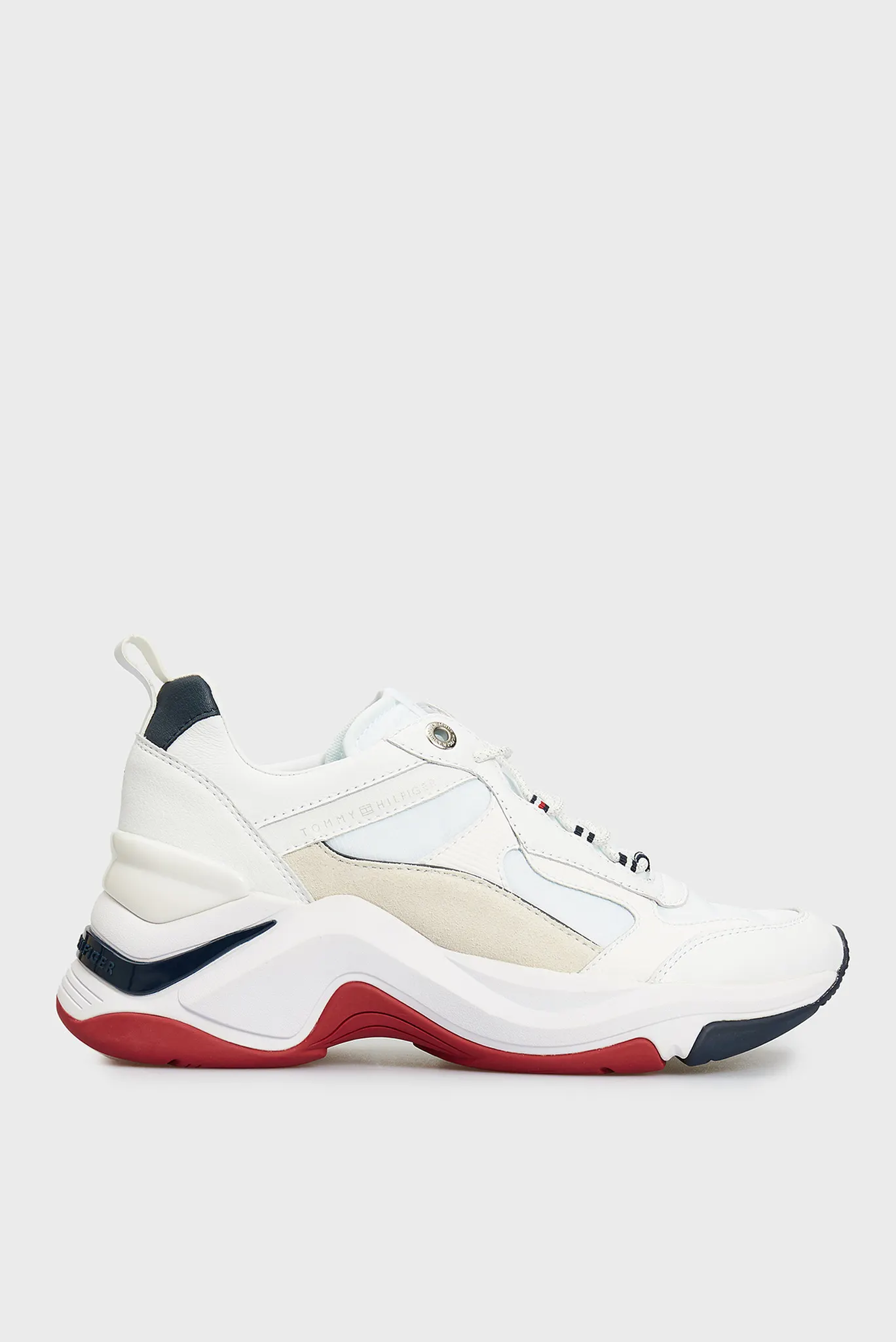 Женские белые кроссовки FASHION WEDGE 1