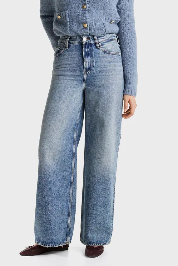 Женские голубые джинсы WIDE LEG HW SAM Tommy Hilfiger