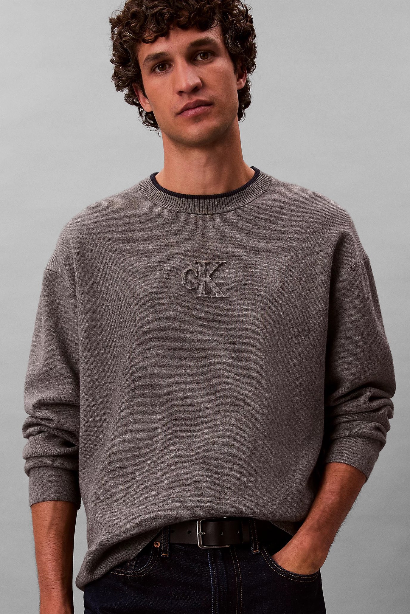 Свитер LS EMBOSSED LOGO CREWNK SWEATER 5