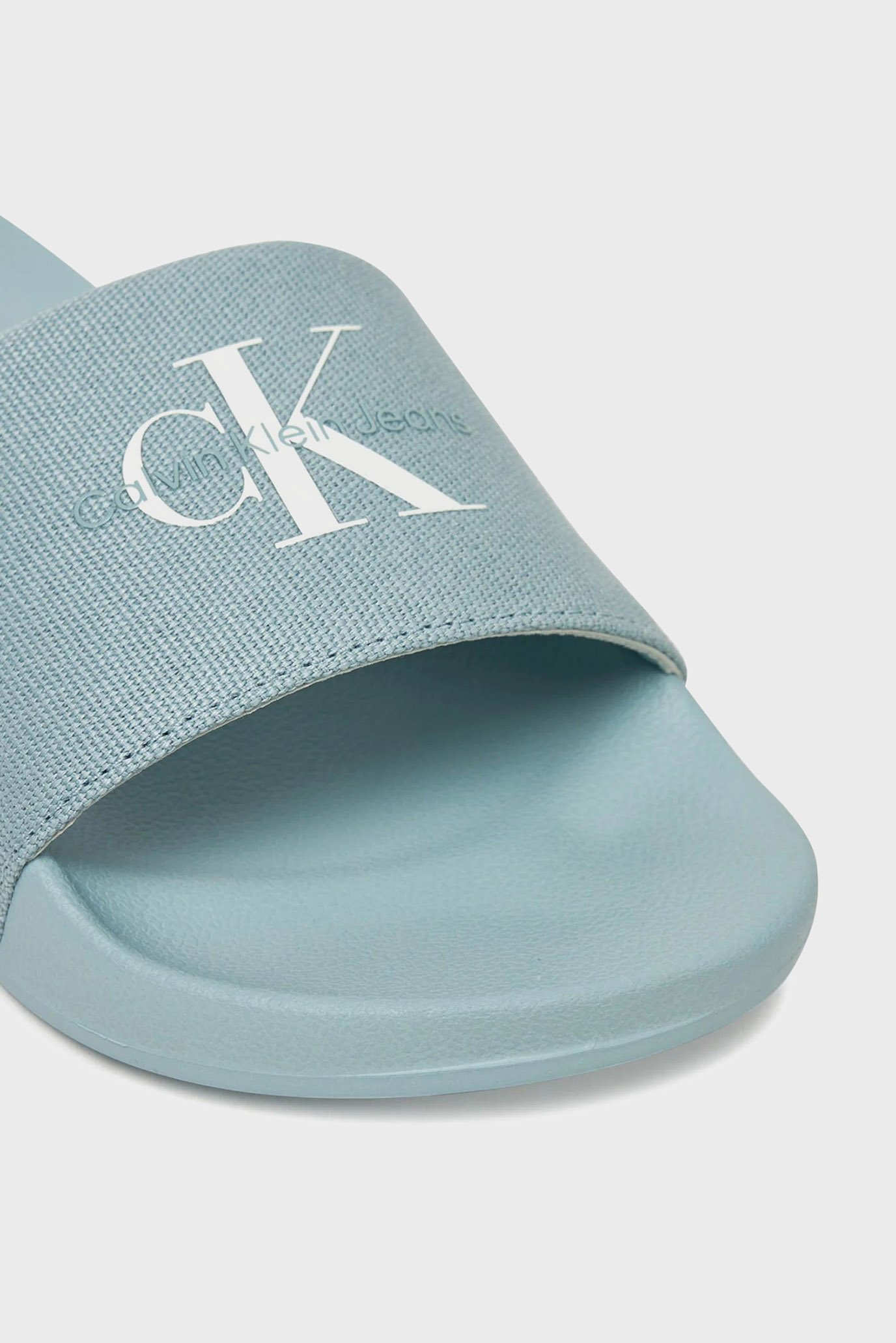 Женские голубые слайдеры MONOGRAMCalvin Klein Jeans Женские голубые слайдеры MONOGRAM 2