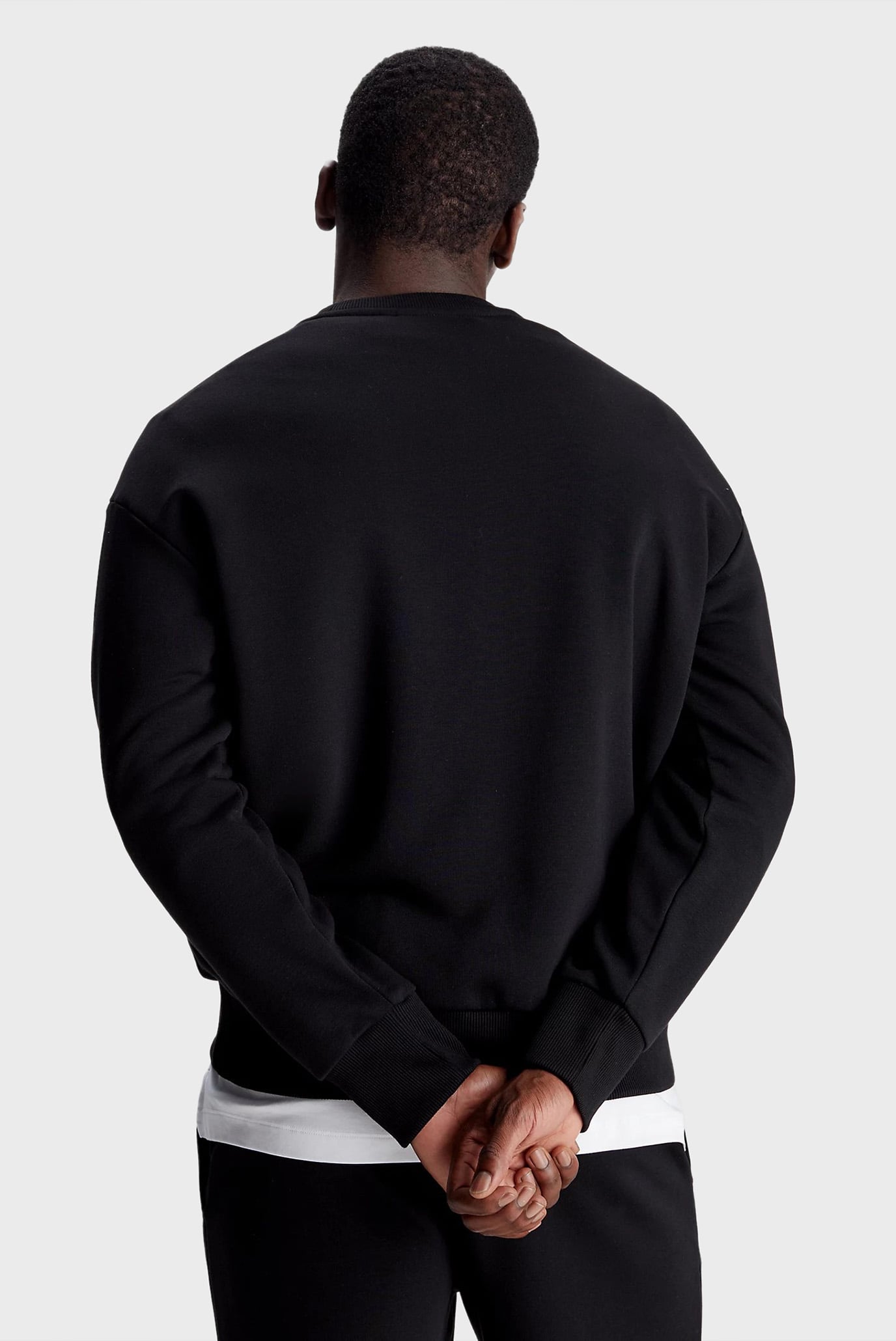 Мужской черный свитшот NANO LOGO 3