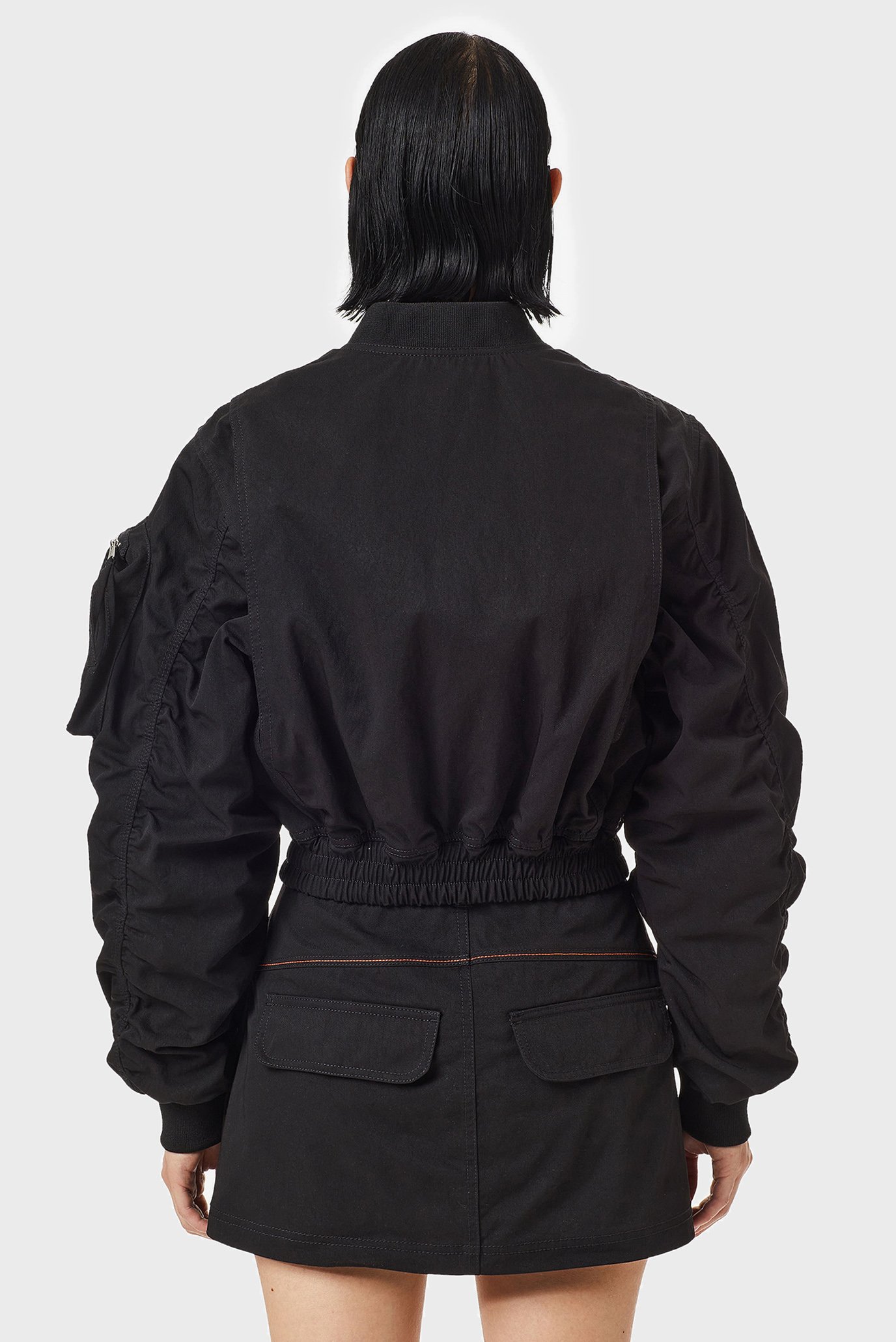 Женский черный бомбер G-KHLOE-A 3