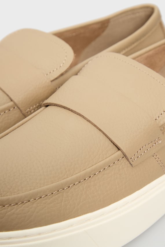 Мокасины/MOCCASIN LTH UNLINED