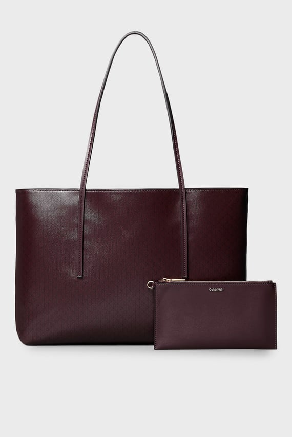 Сумка EMBLEM AOP TOTE W  POUCH Calvin Klein