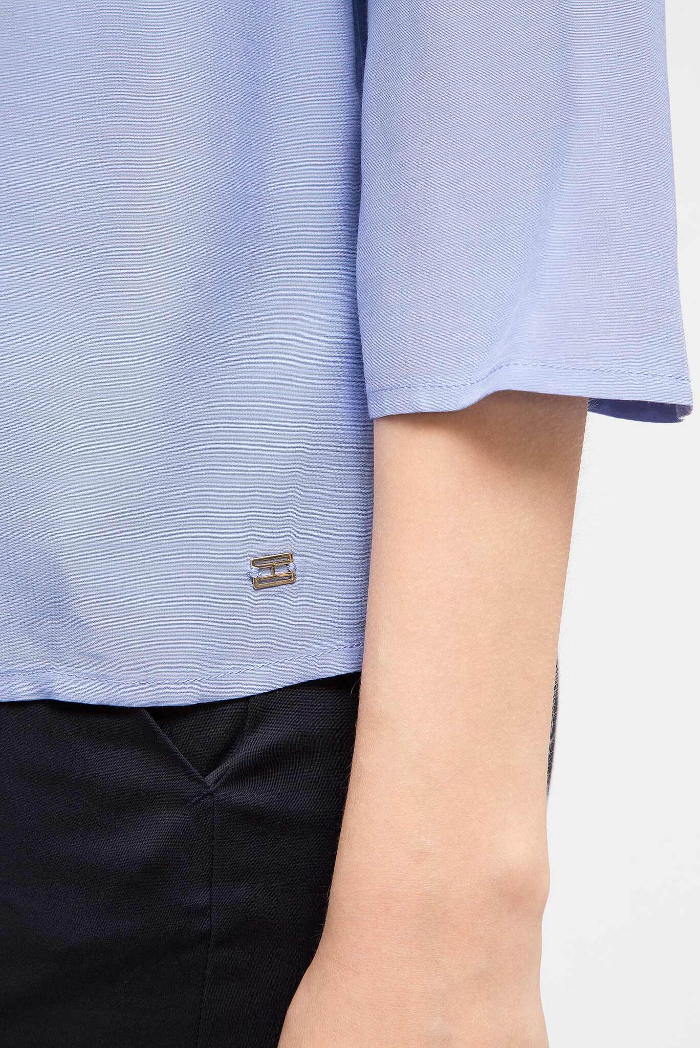 Женская голубая блуза 4