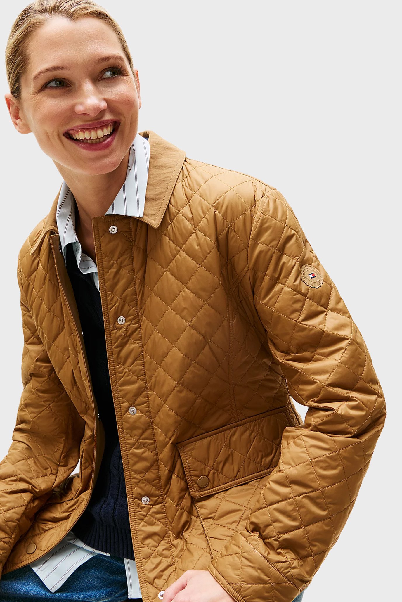 Куртка демисезонная/PADDED NYLON SLIM QUILTED JACKET 4