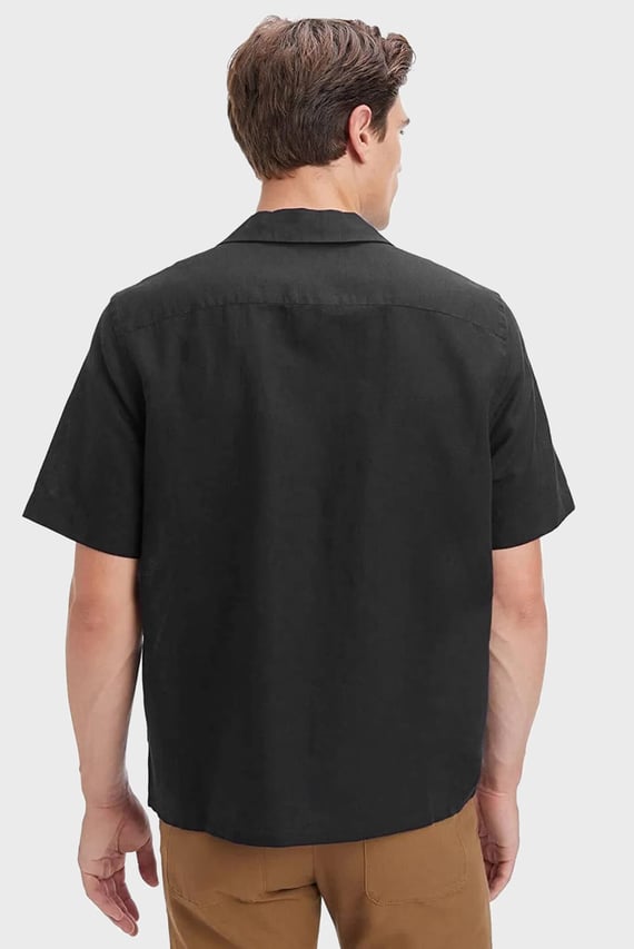 Рубашка с коротким рукавом LINEN COTTON CUBAN S S SHIRT
