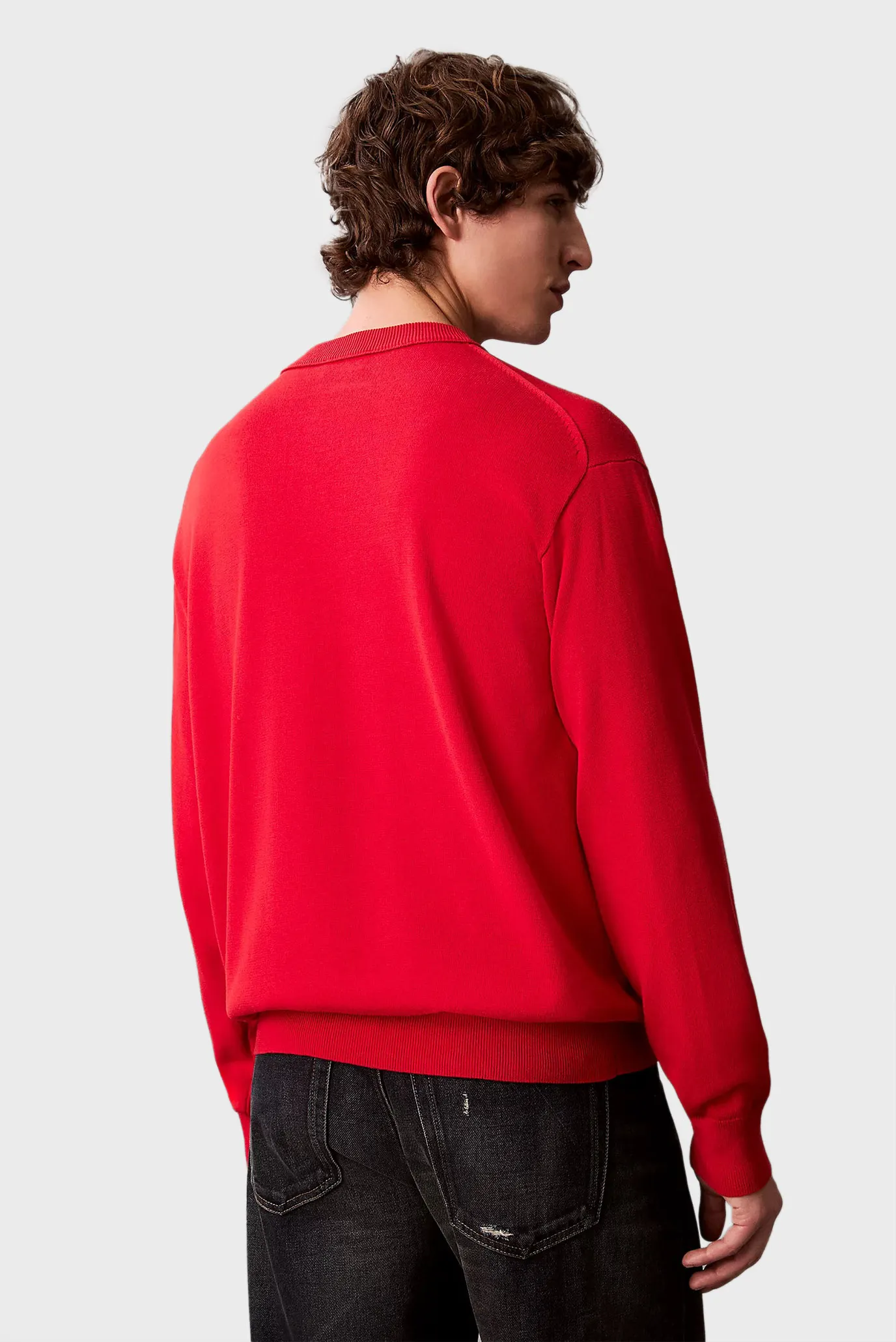 Свитер EU LS COTTON RELAXED CREWNK SWEA 3