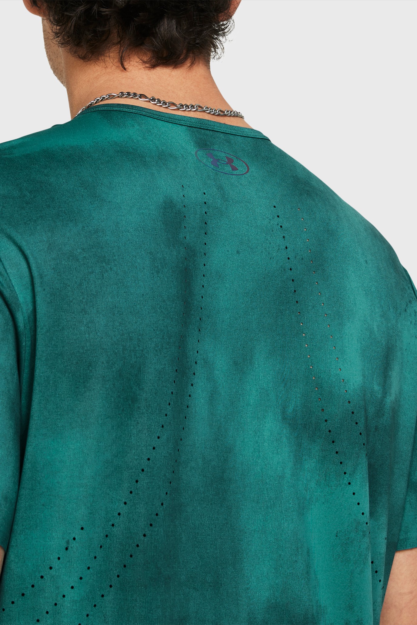 Мужская бирюзовая футболка Vanish Elite Vent Prtd 3