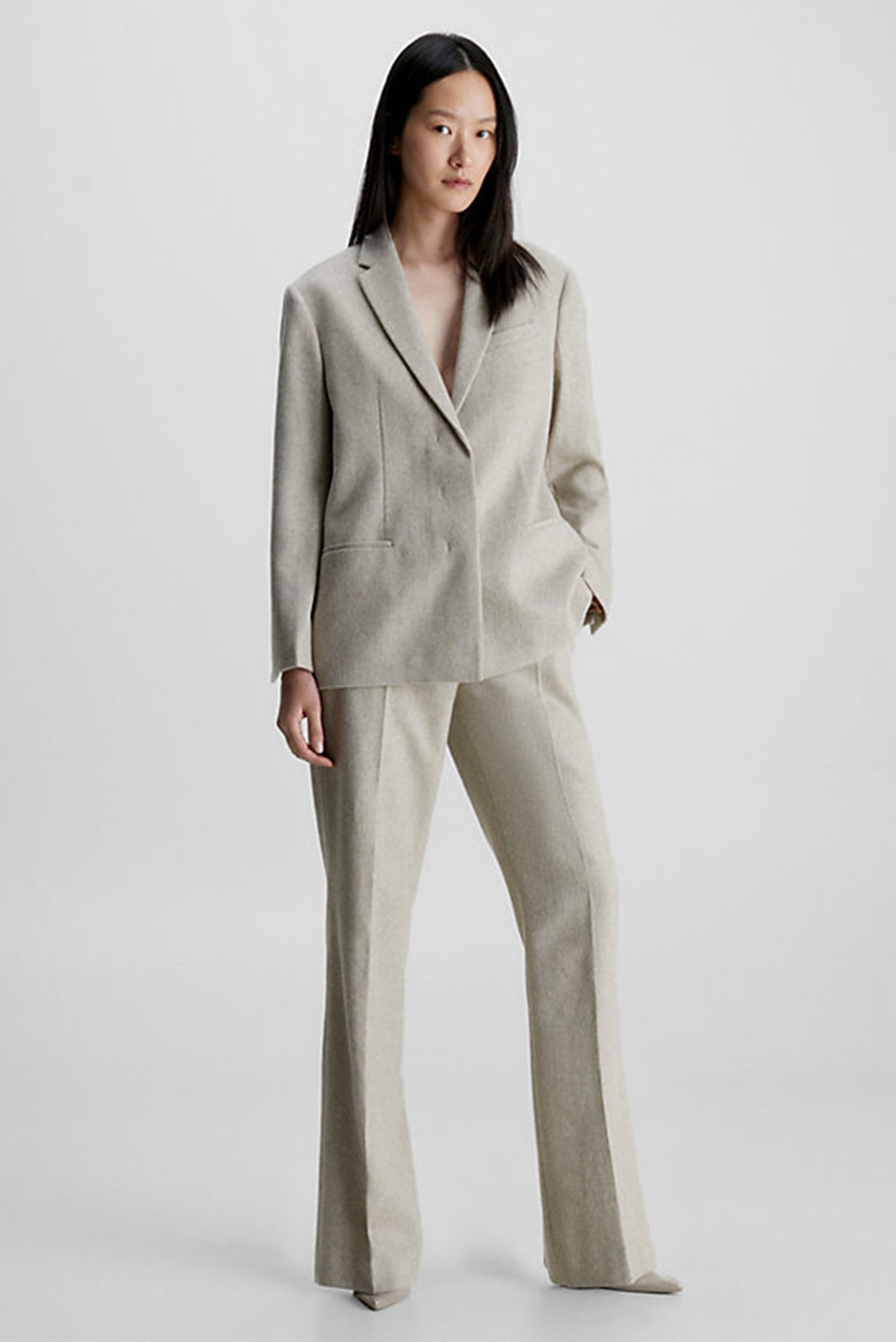 Пиджак FLANNEL WOOL TAILORED BLAZER 4