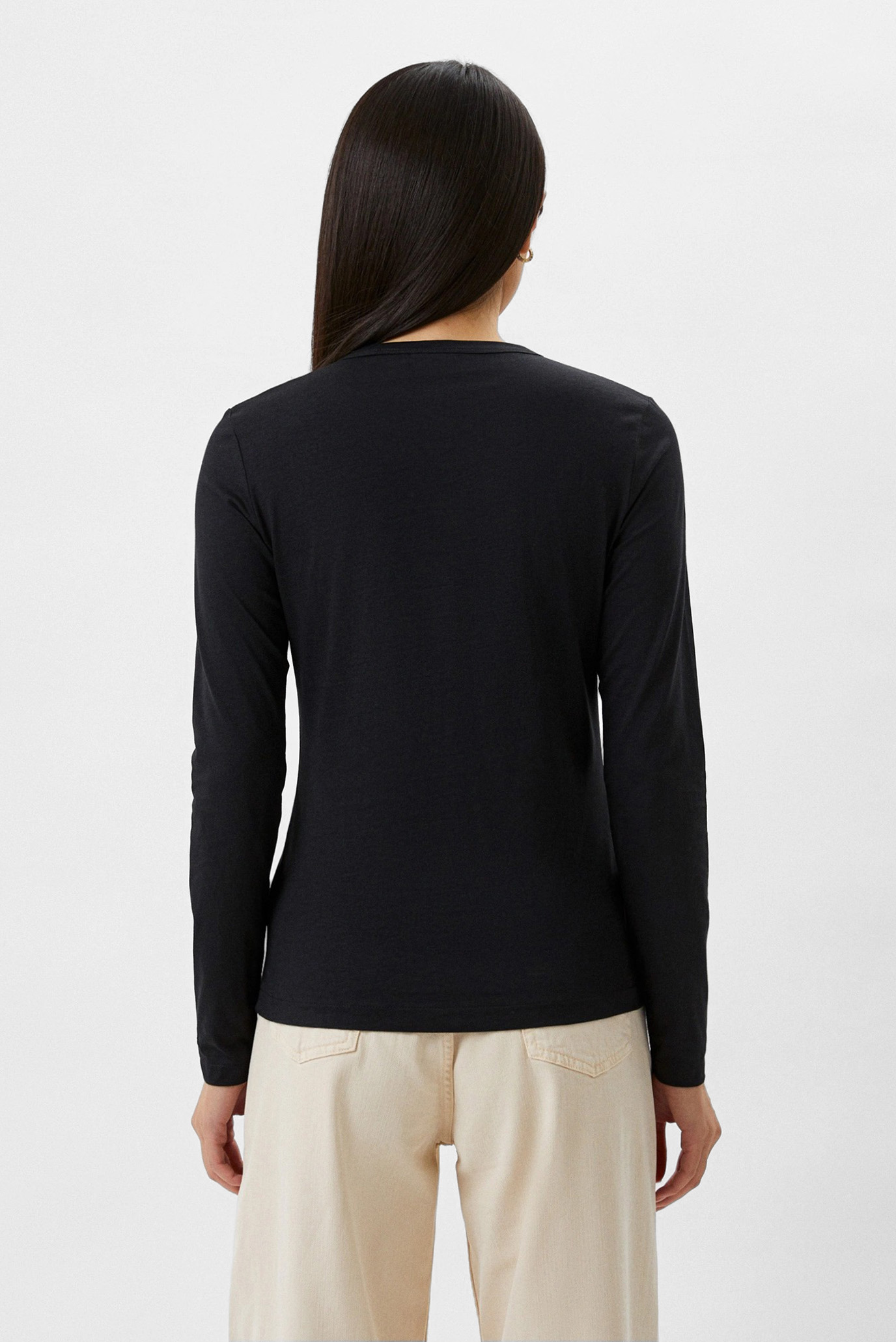 Лонгслив SMOOTH COTTON CREW NECK TEE LS 3