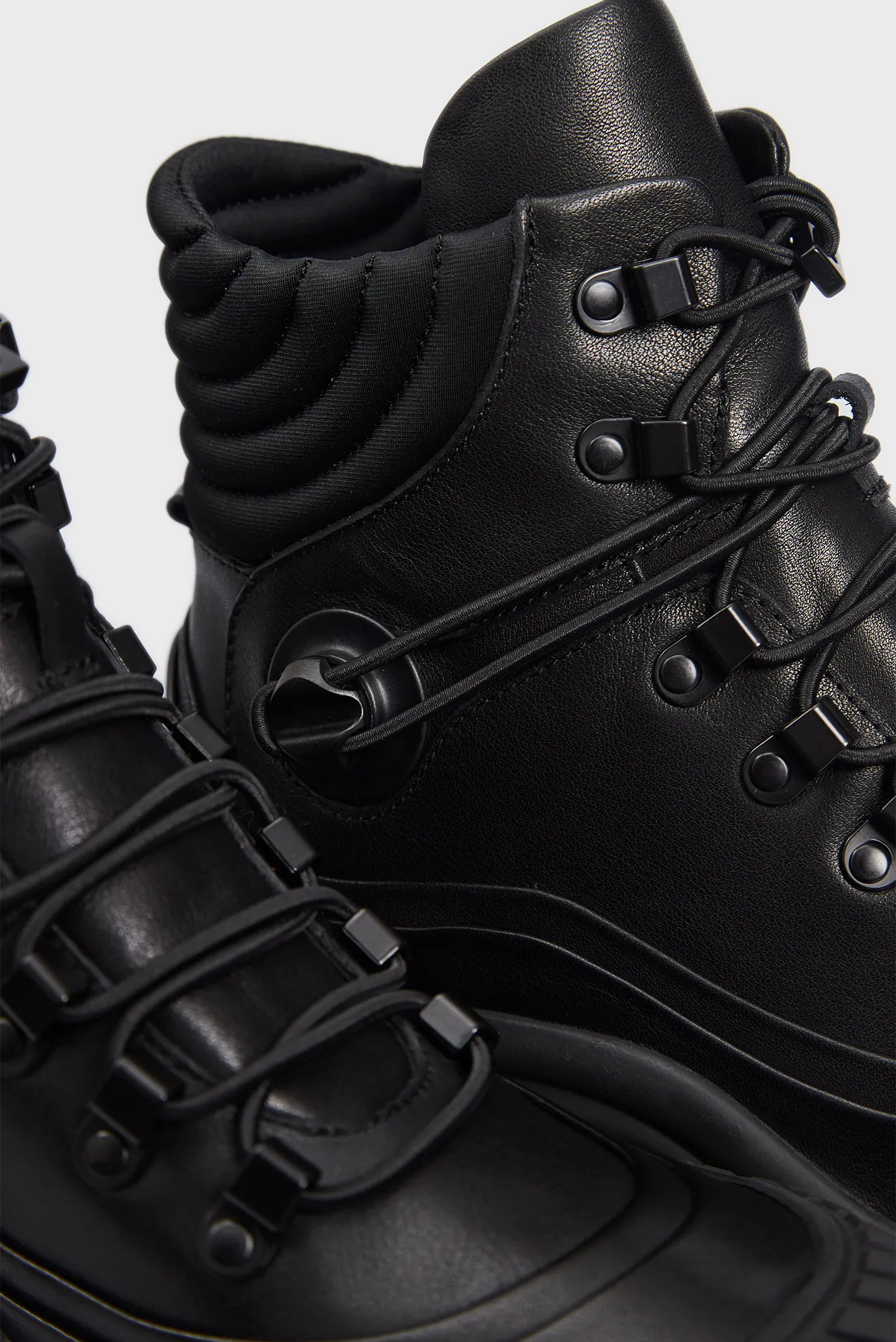 Женские черные кожаные хайкеры Murraya 5