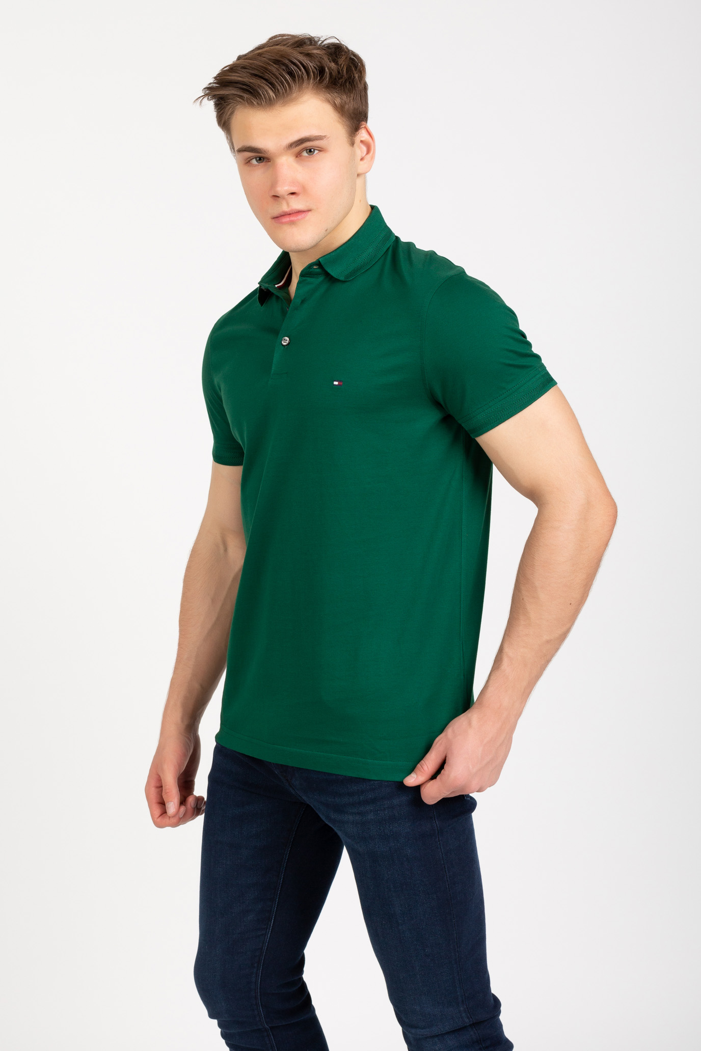 Поло ESSENTIAL DRESS CASUAL SLIM POLO 2