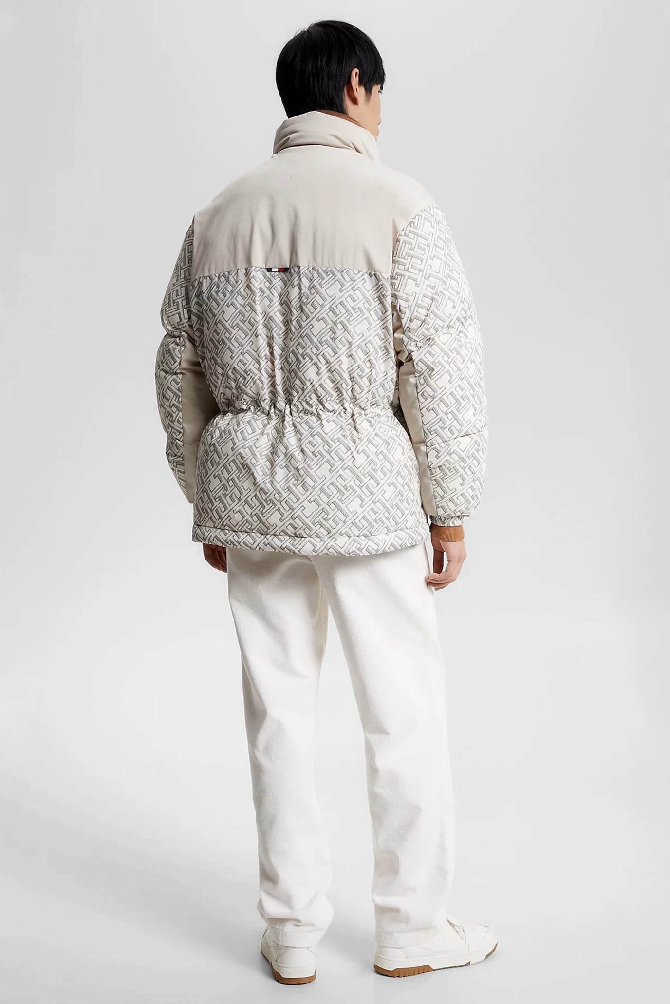 Мужская белая куртка с узором NEW YORK MONOGRAM PRT MID LENGTH 3