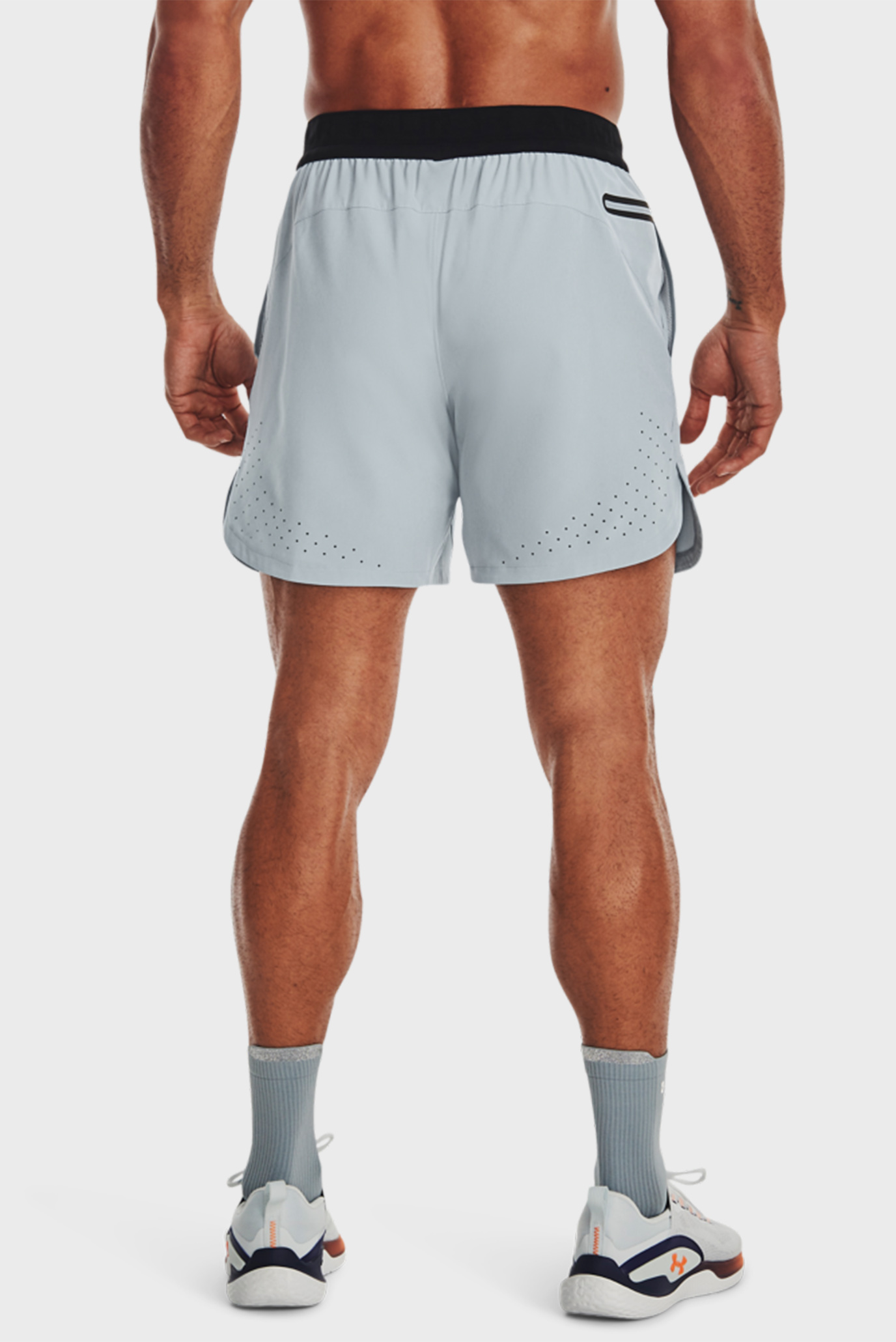 Мужские серые шорты UA Peak Woven Shorts 3