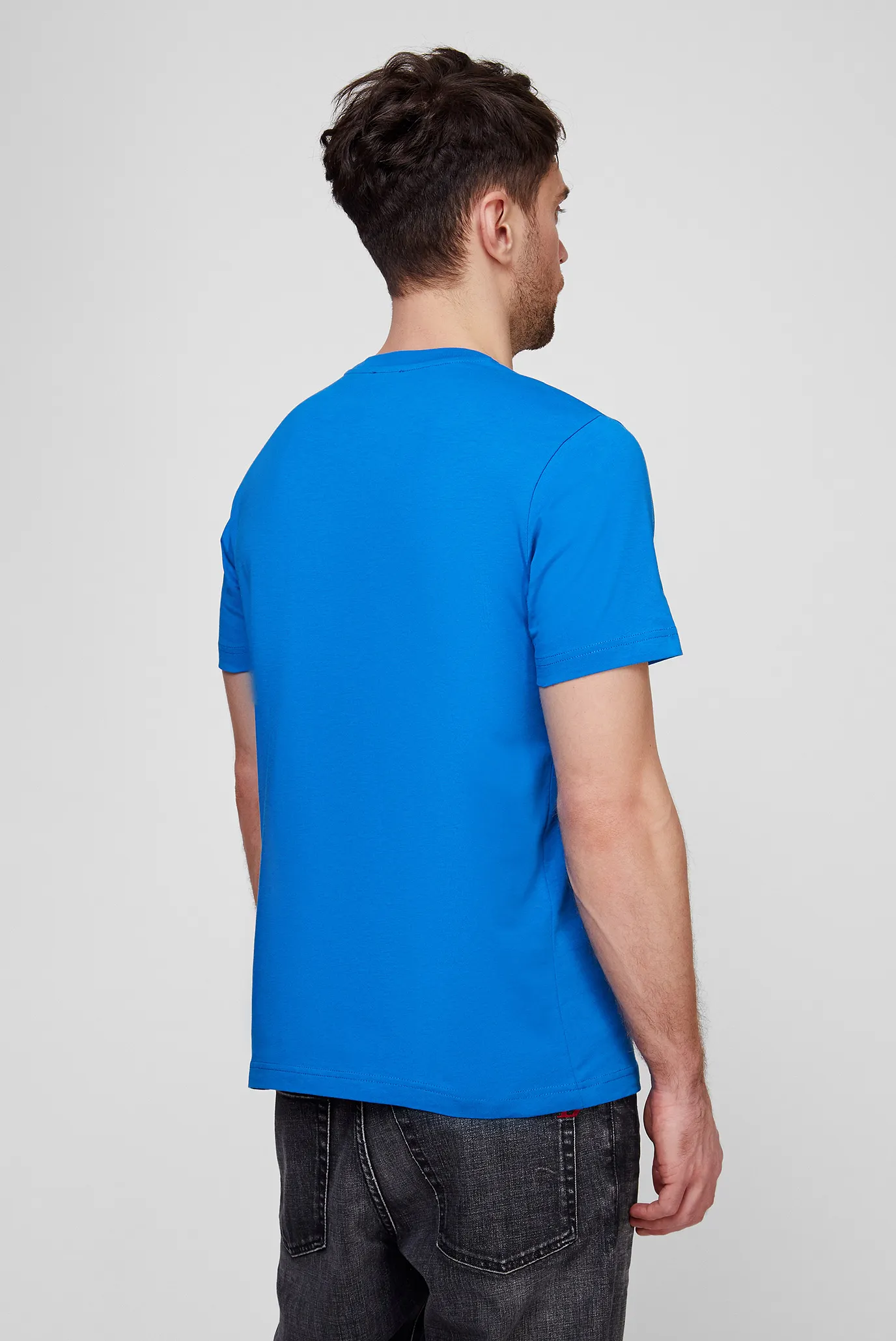 Мужская синяя футболка T-DIEGOR-DIV 8