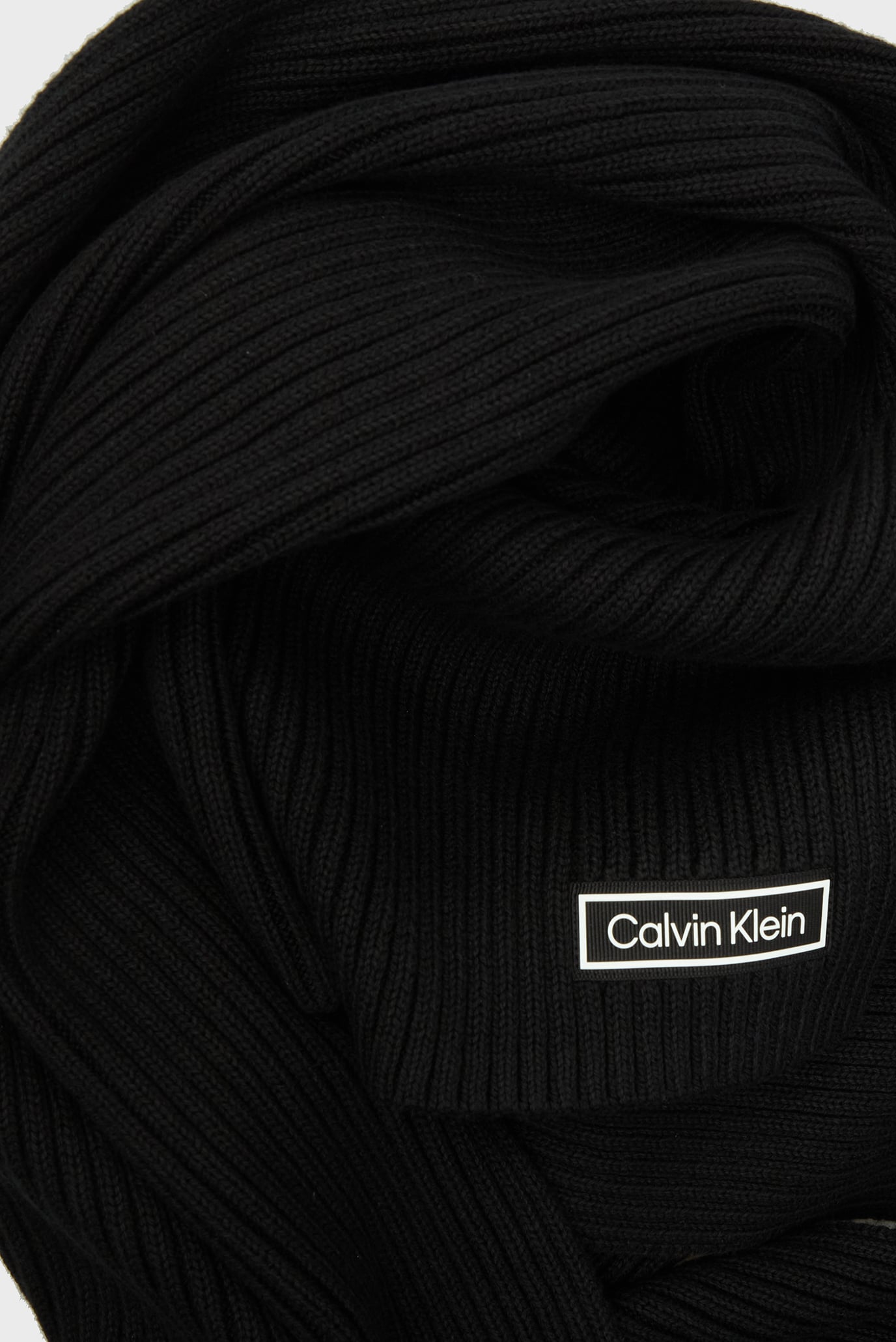 Шарф PATCH CHUNKY RIB COTTON SCARF 4