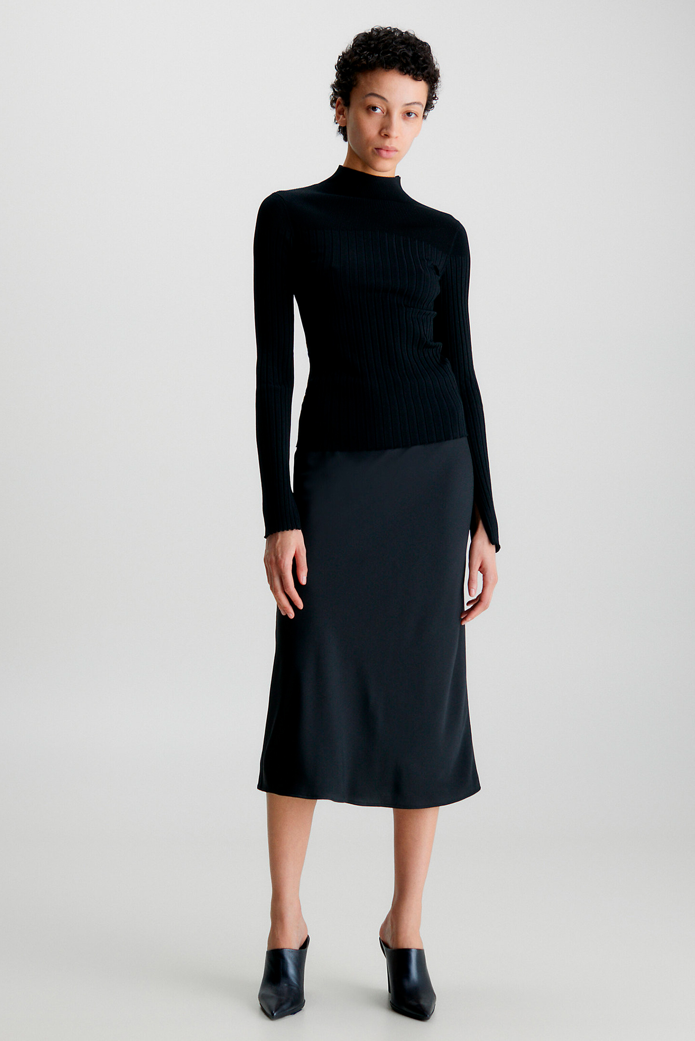 Гольф ICONIC RIB LONGSLEEVE SWEATER 4