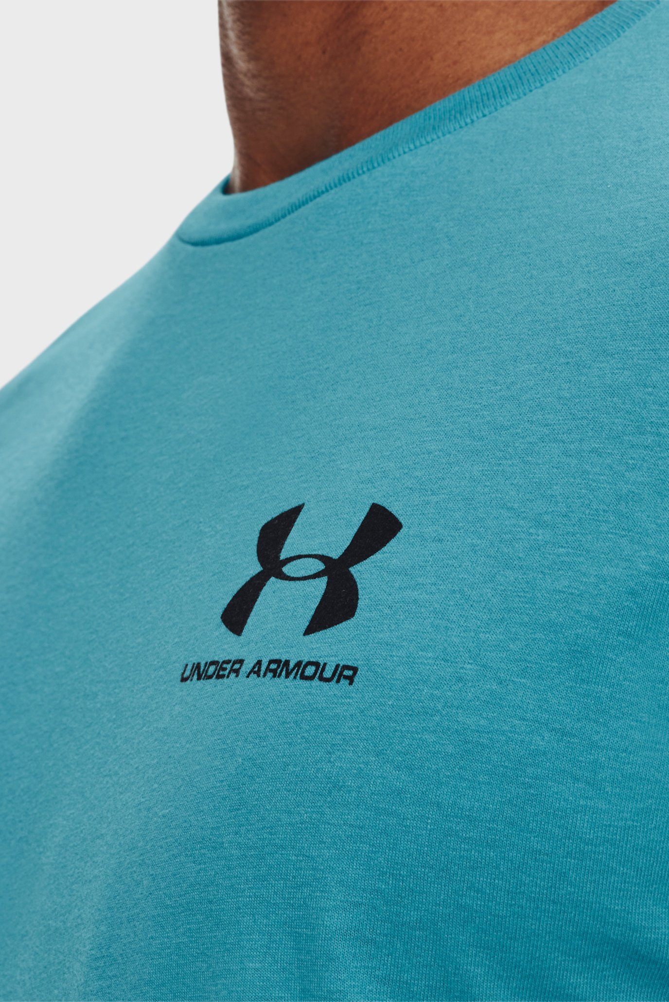 Мужская голубая футболка UA M SPORTSTYLE LC SS 4