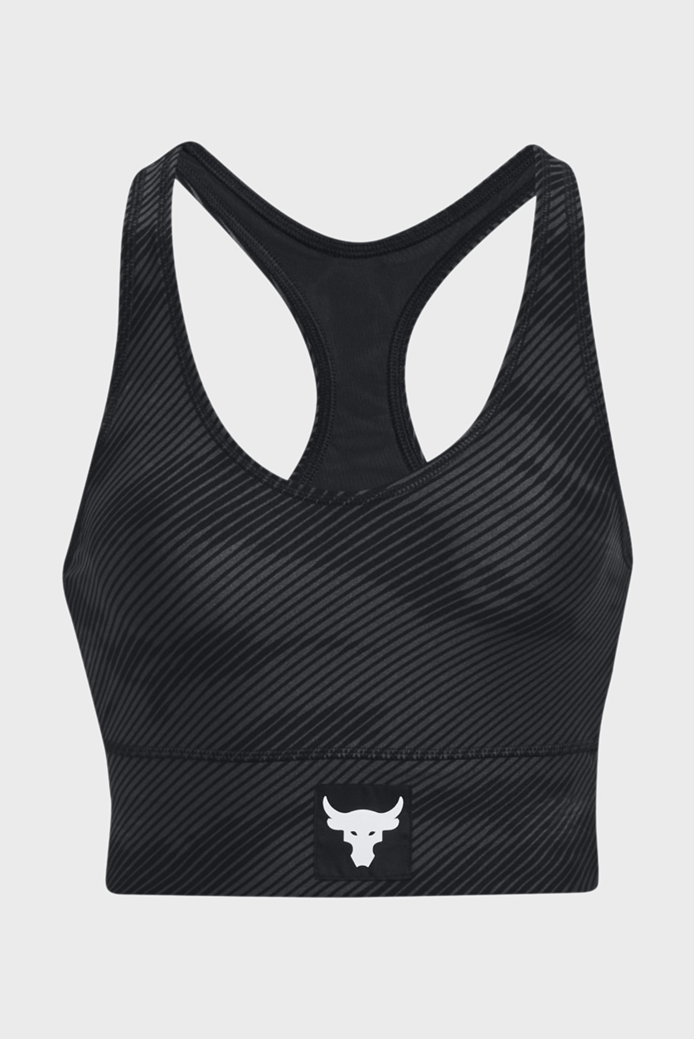 Женский черный топ UA Pjt Rock HG Bra Under Armour Женский черный топ UA Pjt Rock HG Bra 5