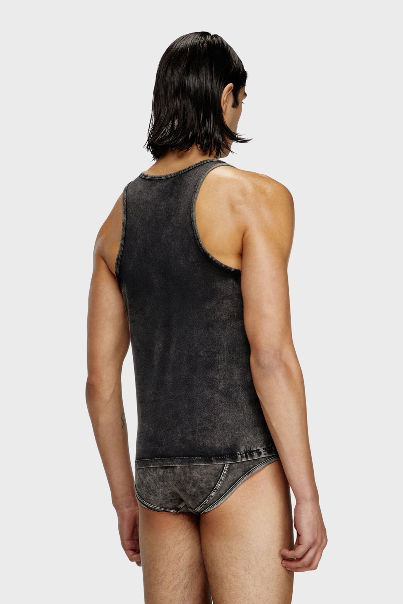 Мужская черная майка WALTY-DNM 2