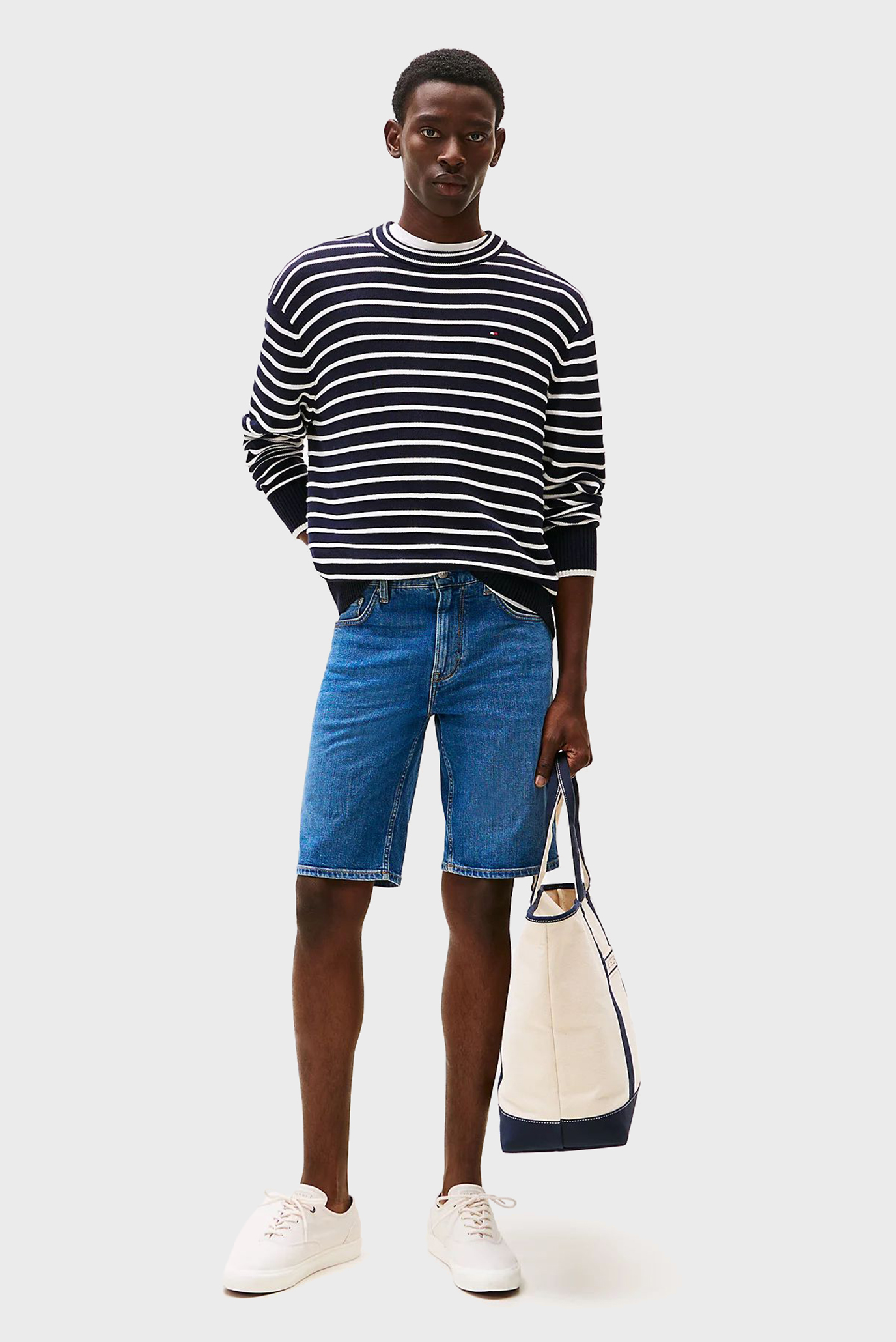 Мужские синие джинсовые шорты BROOKLYN CREEK 2