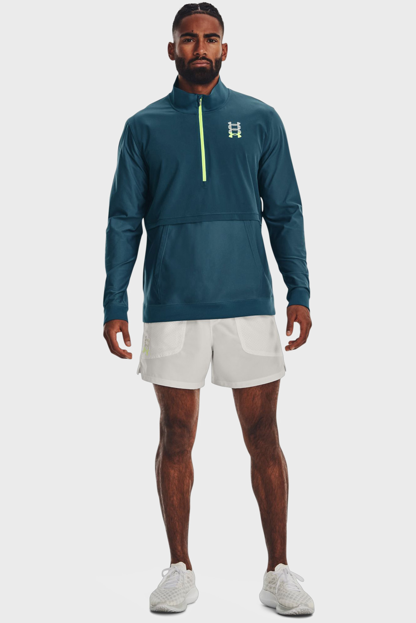 Мужские серые шорты UA RUN ANYWHERE SHORT 7