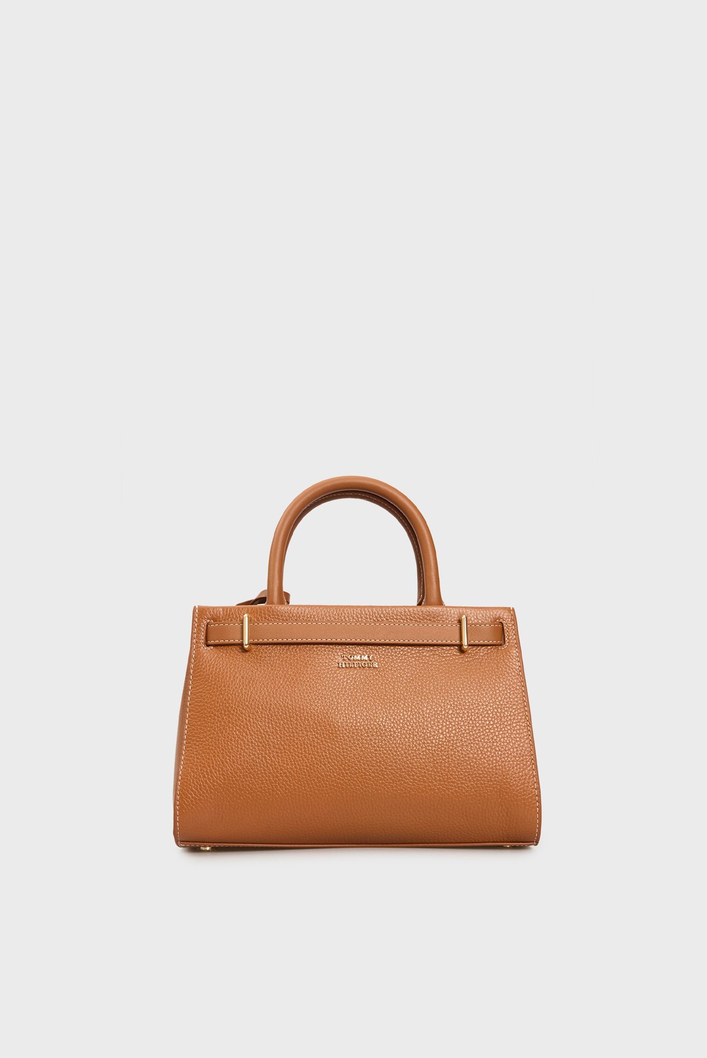 Женская коричневая кожаная сумка AMERICAN ICON MINI TOTE LEATHER 4