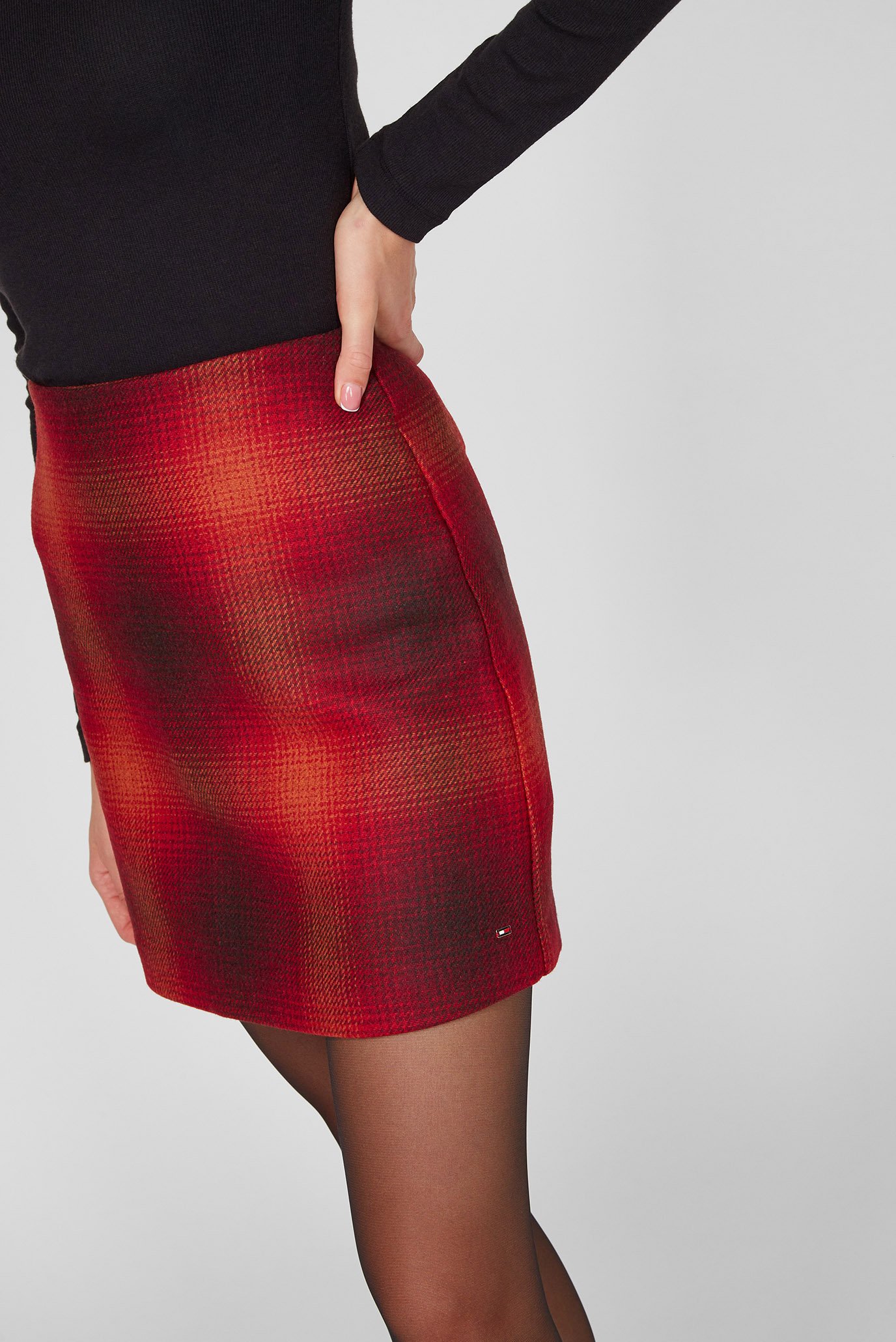 Женская юбка в клетку WOOL SHADOW 5