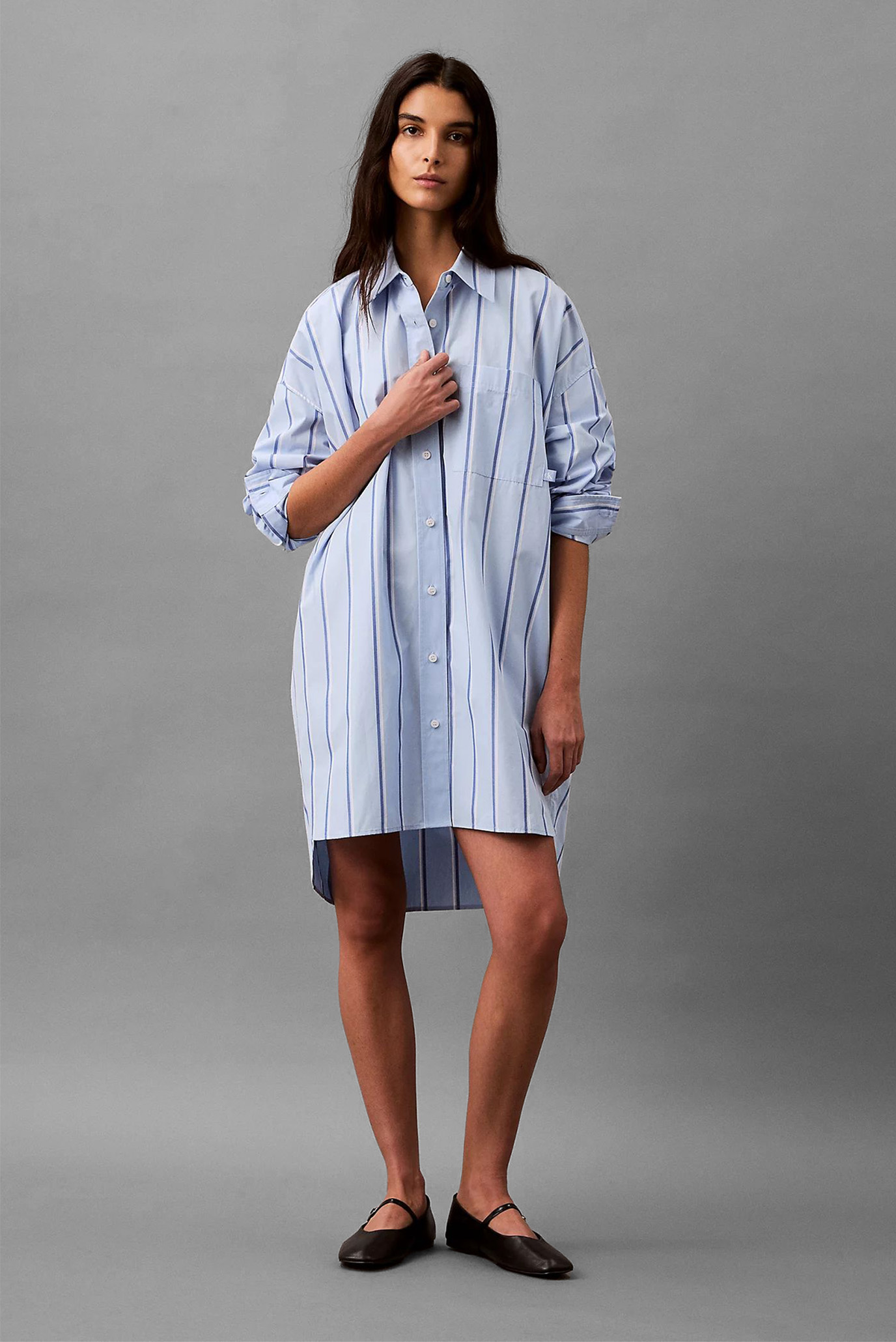 Платье A- HL HEM SHIRTDRESS (Y D STRIPE 3