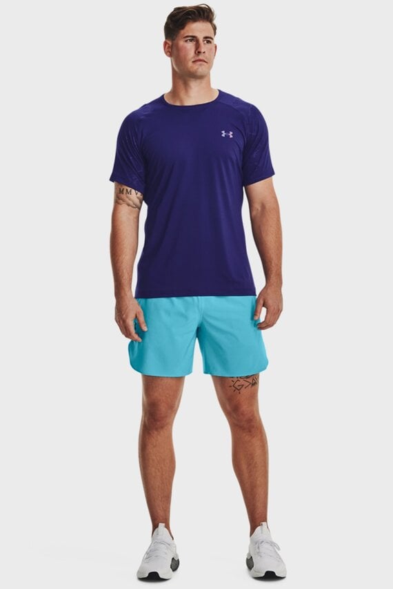 Мужские голубые шорты UA Peak Woven Shorts